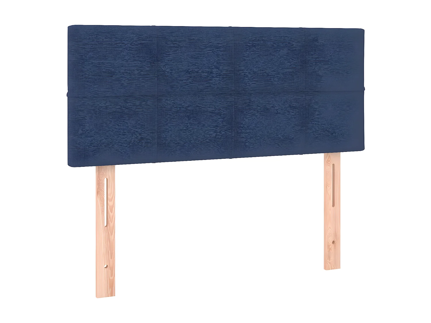 Tête de lit Bleu 100x5x78/88 cm Tissu