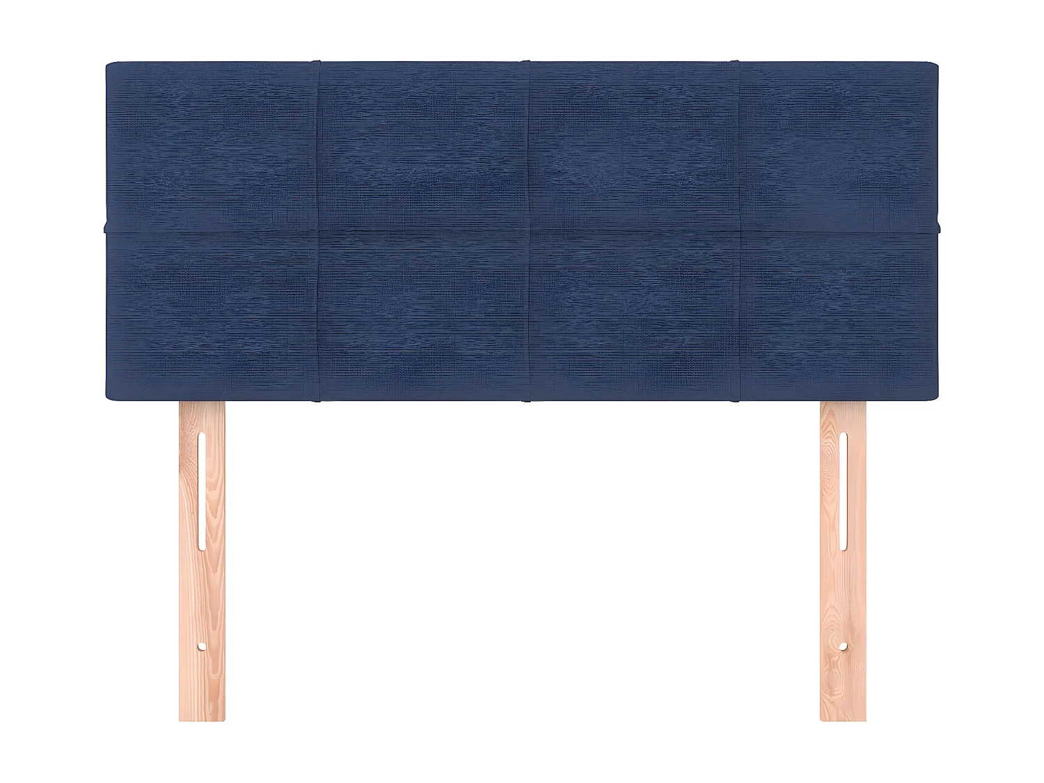 Tête de lit Bleu 100x5x78/88 cm Tissu