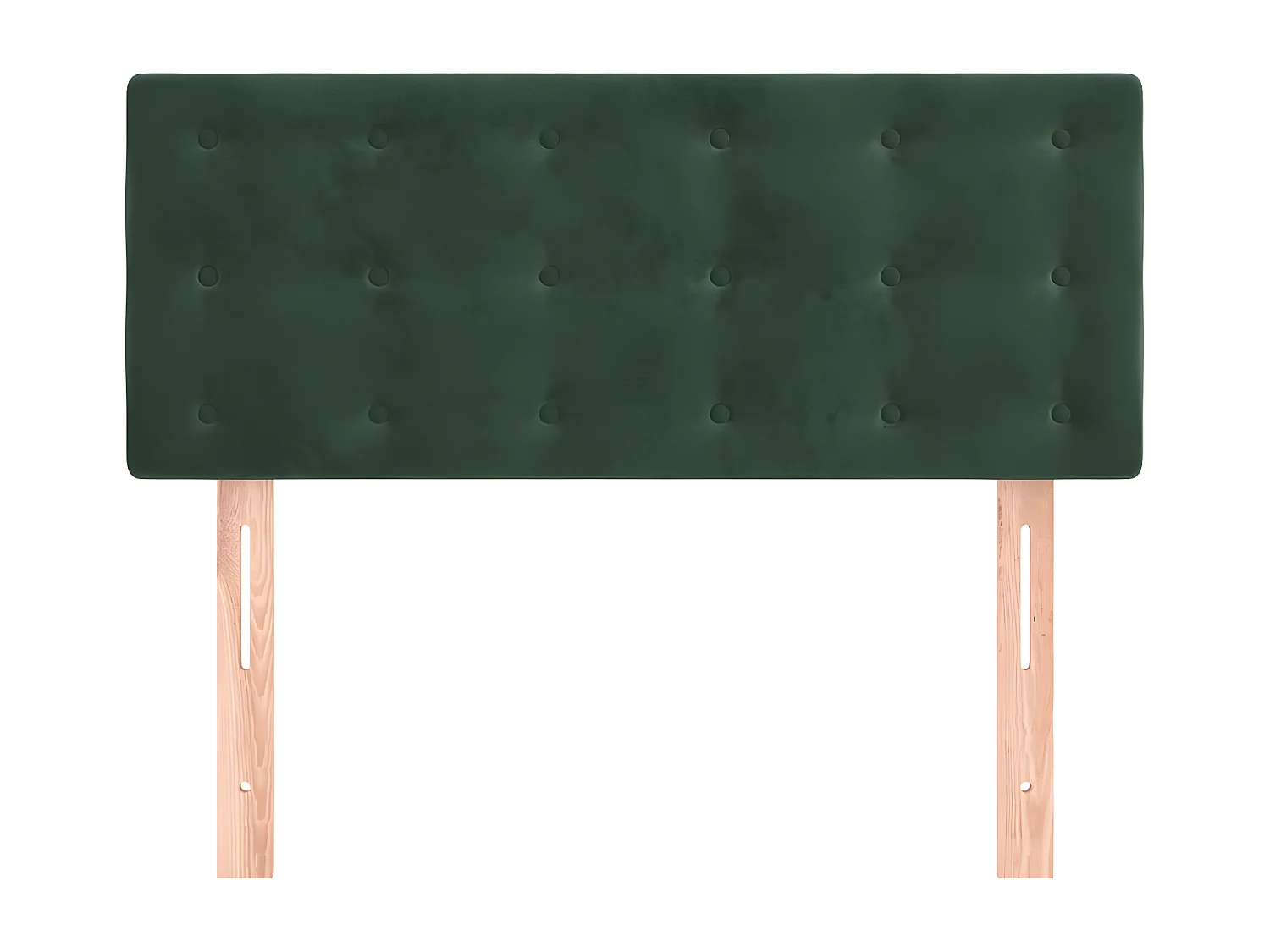 Tête de lit Vert foncé 90x5x78/88 cm Velours