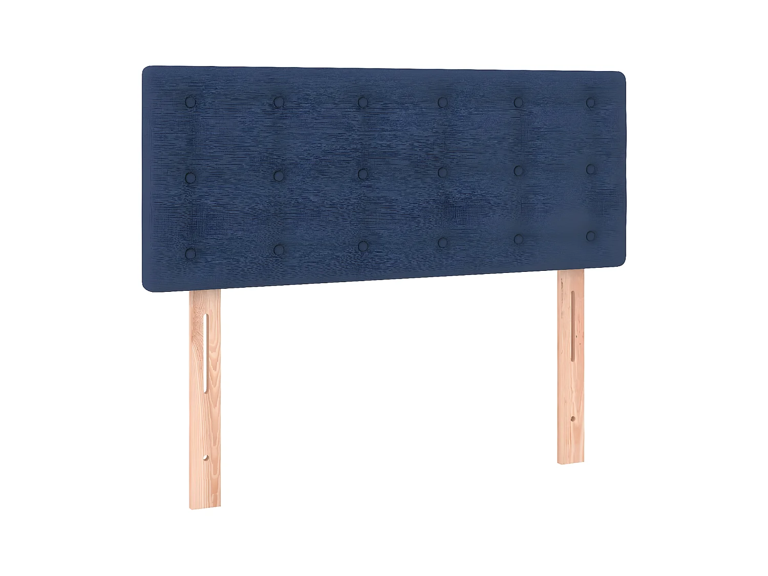 Tête de lit à LED Bleu 100x5x78/88 cm Tissu