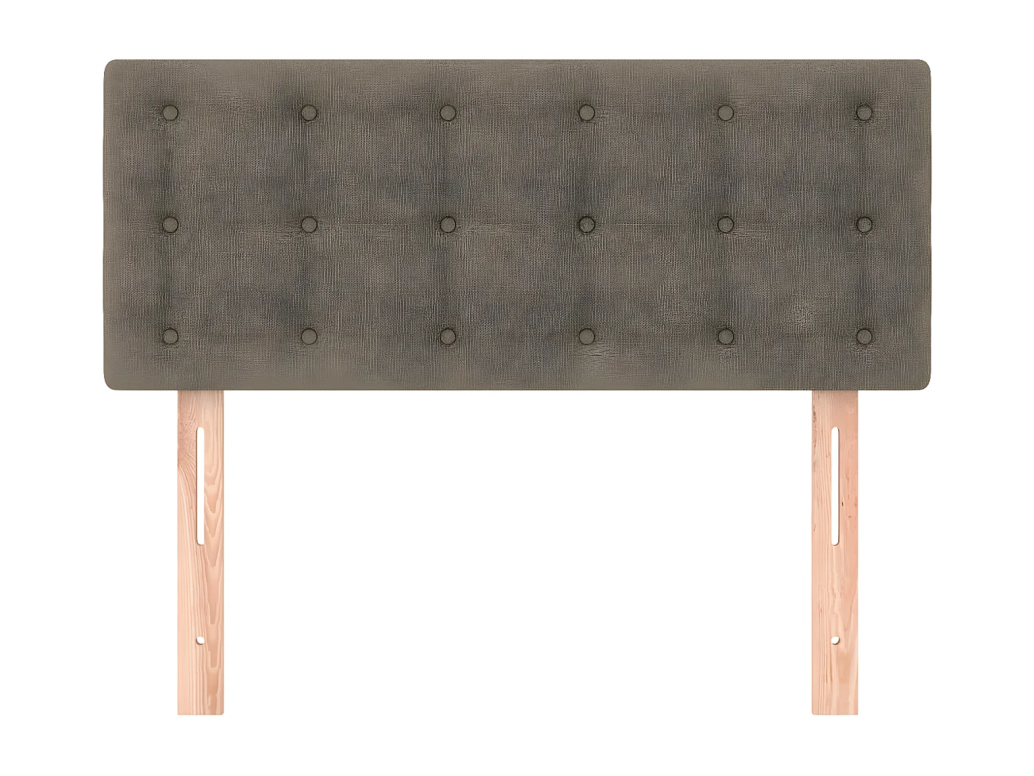 Hoofdbord 100x5x78/88 cm stof taupe