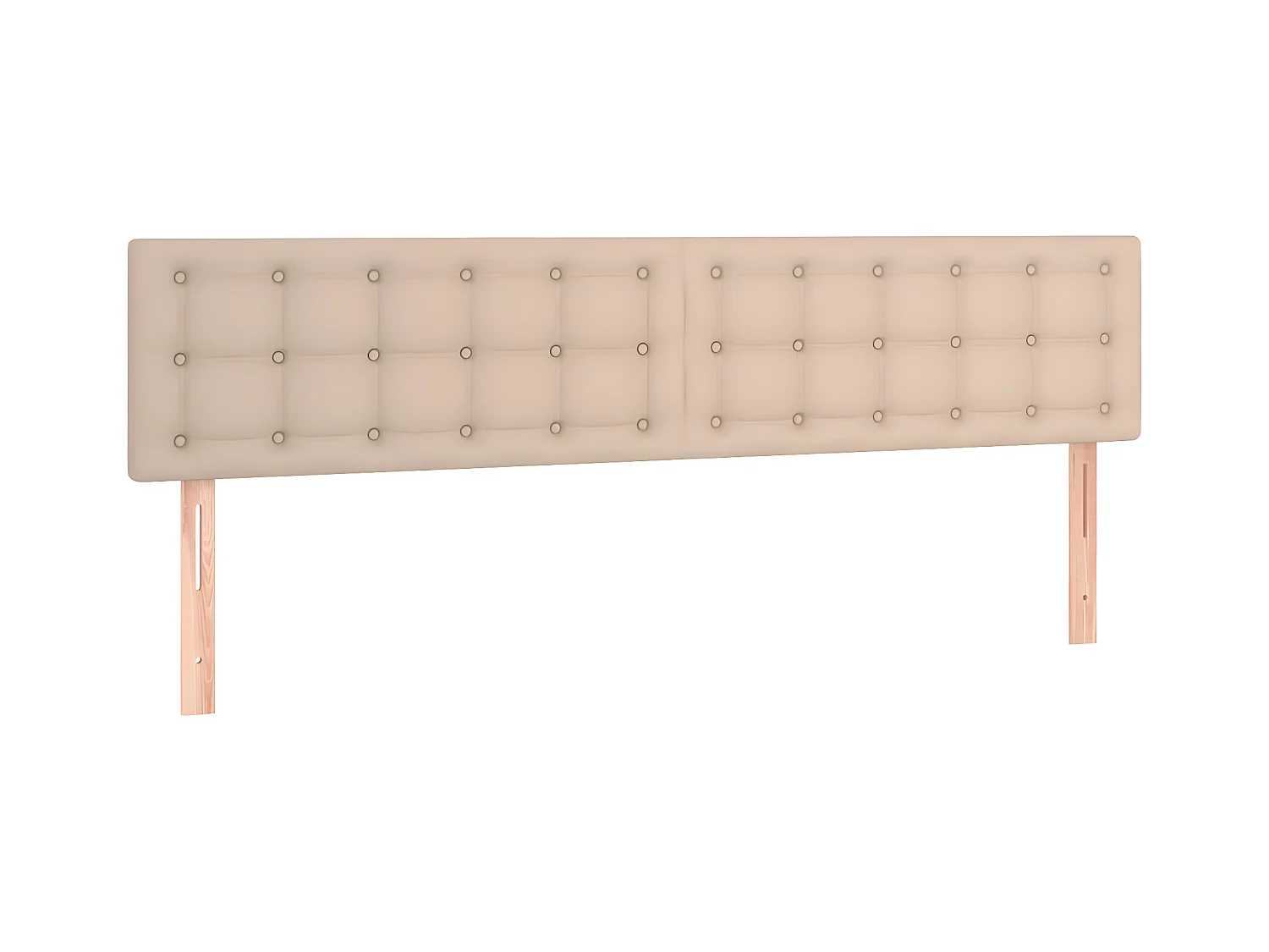 Tête de lit à LED Cappuccino 180x5x78/88 cm Similicuir