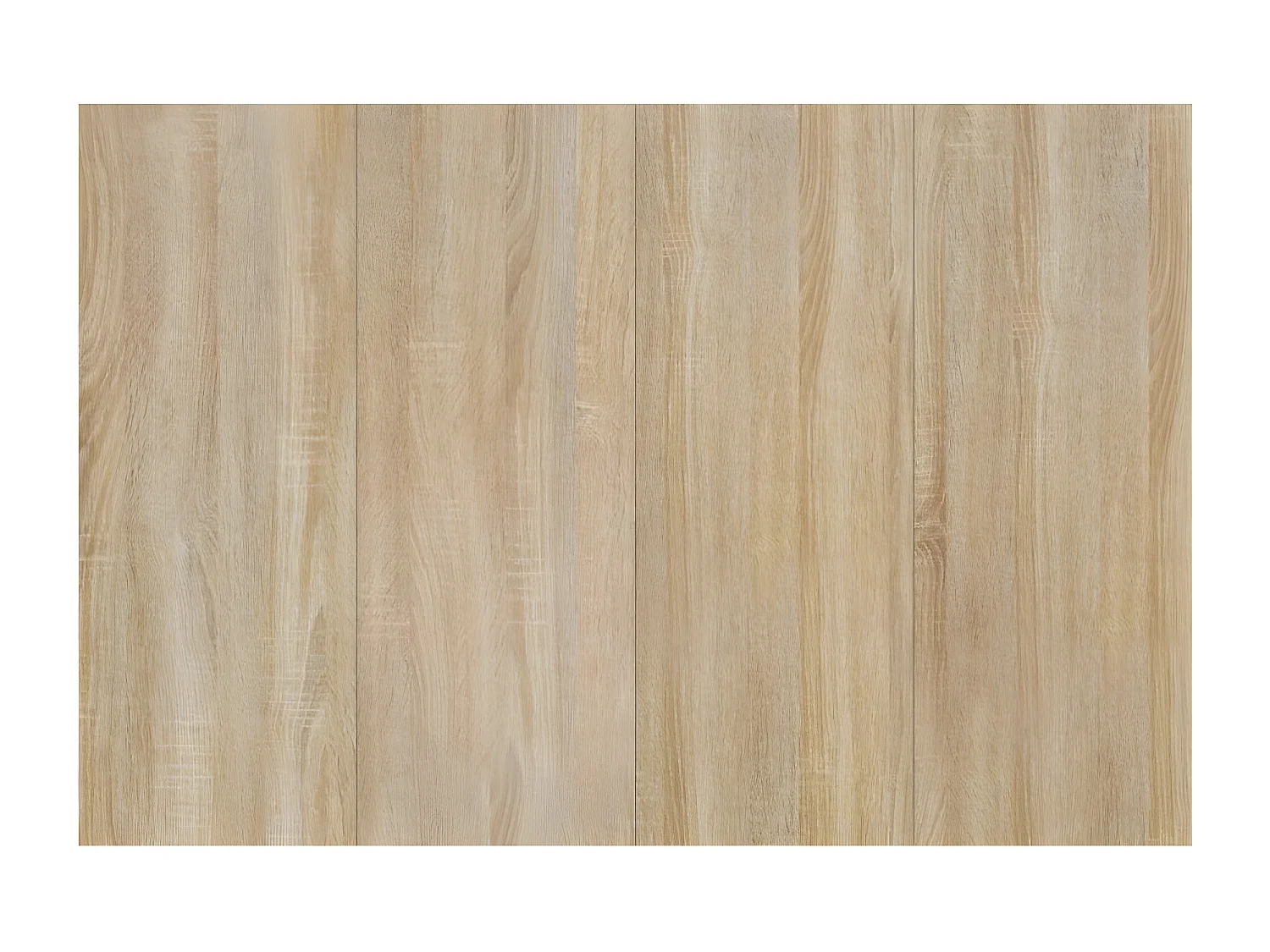 Cabecero de cama con mesitas madera contrachapada roble Sonoma