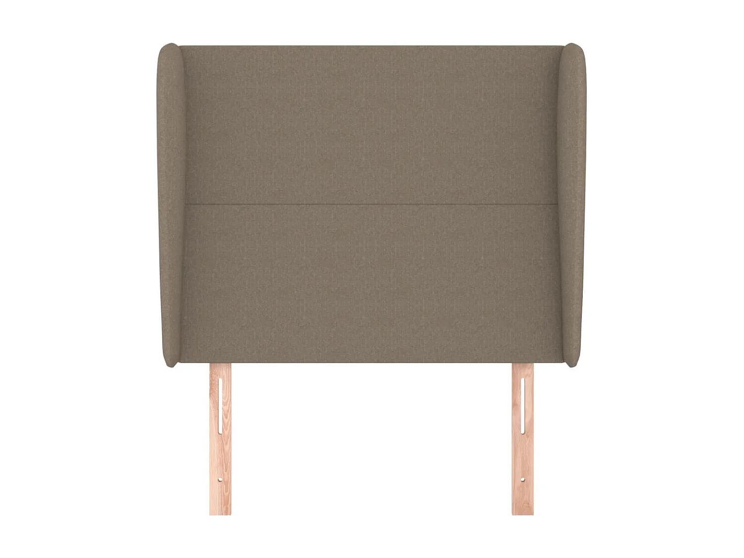 Tête de lit avec oreilles Taupe 83x23x118/128 cm Tissu