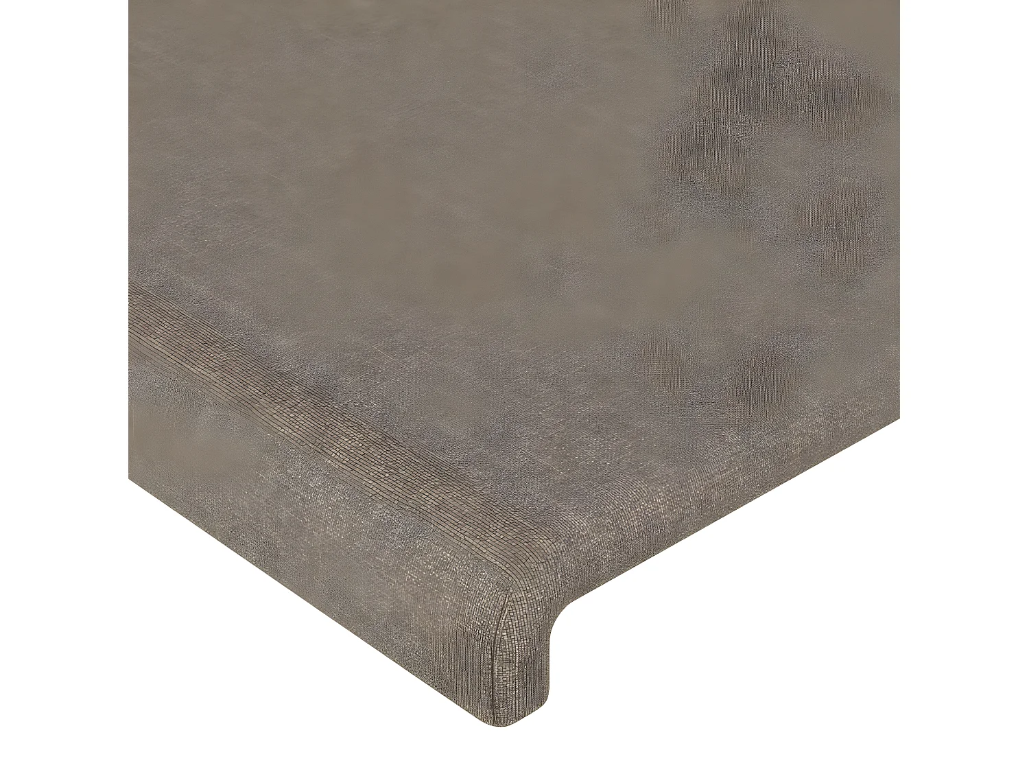 Tête de lit avec oreilles Taupe 83x23x118/128 cm Tissu