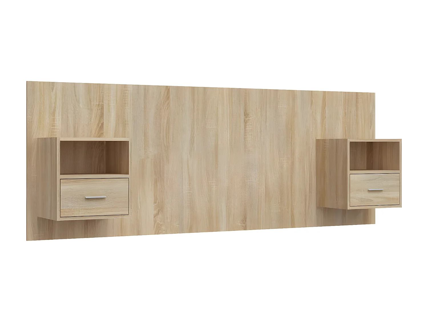 Tête de lit avec armoires Chêne sonoma Bois d'ingénierie