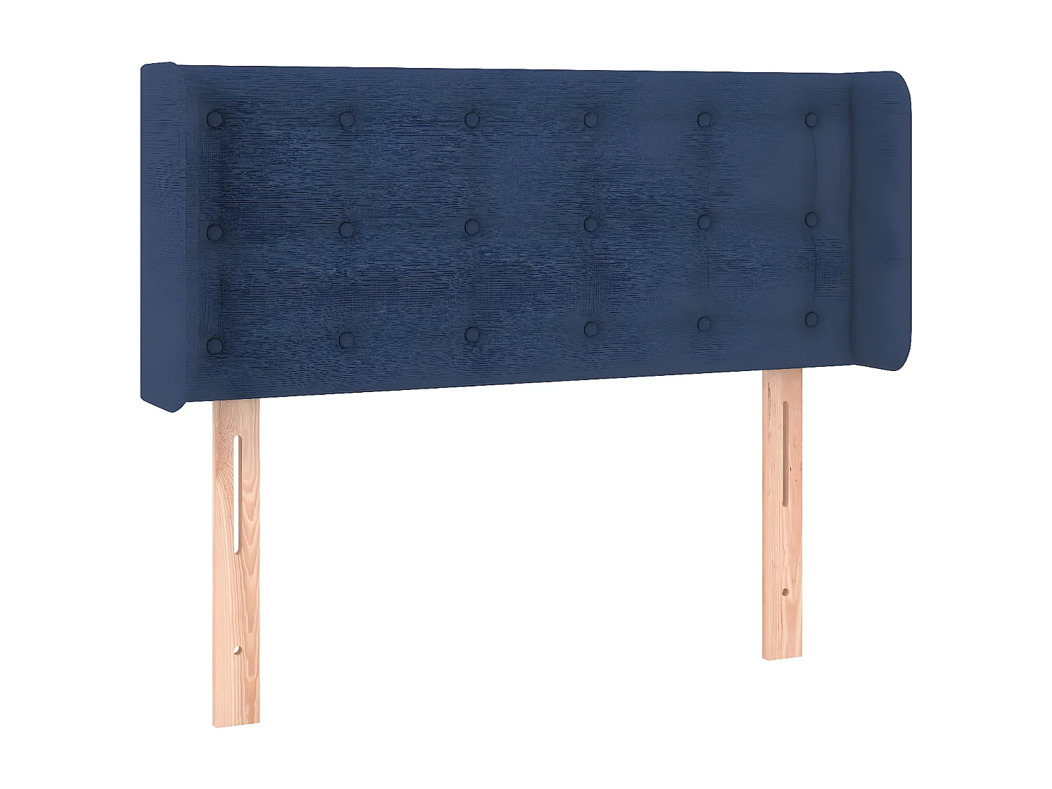 Tête de lit à LED Bleu 103x16x78/88 cm Tissu