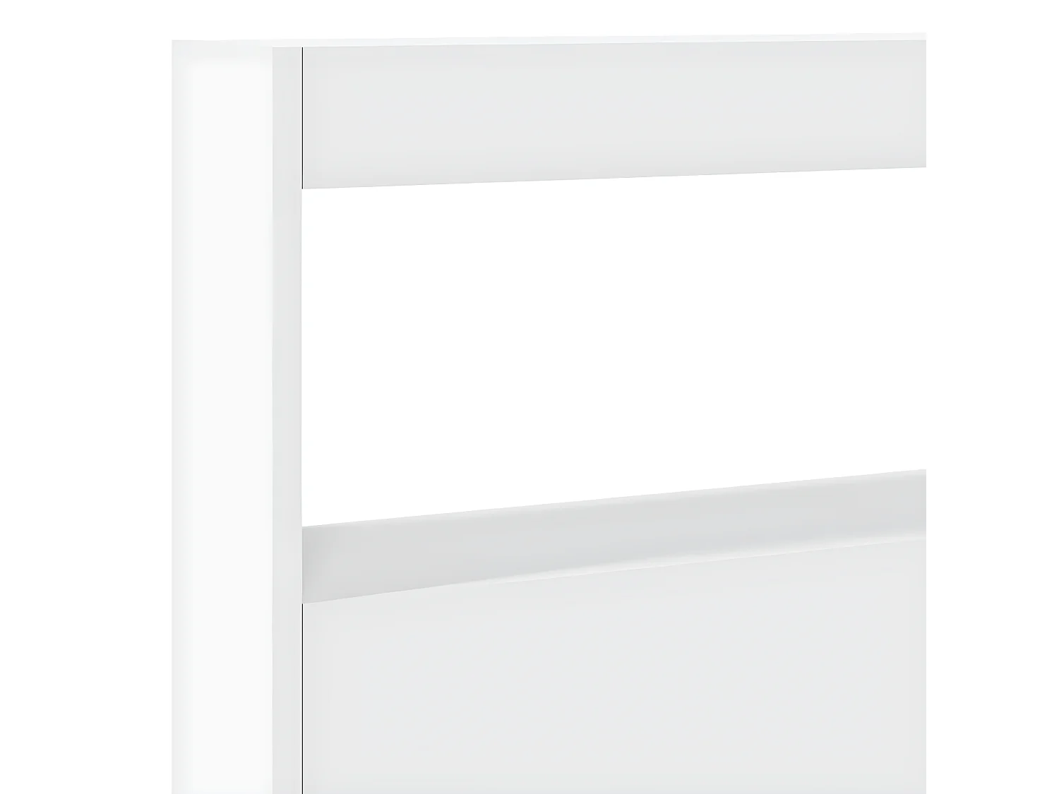 Armoire tête de lit avec LED blanc 140x17x102 cm