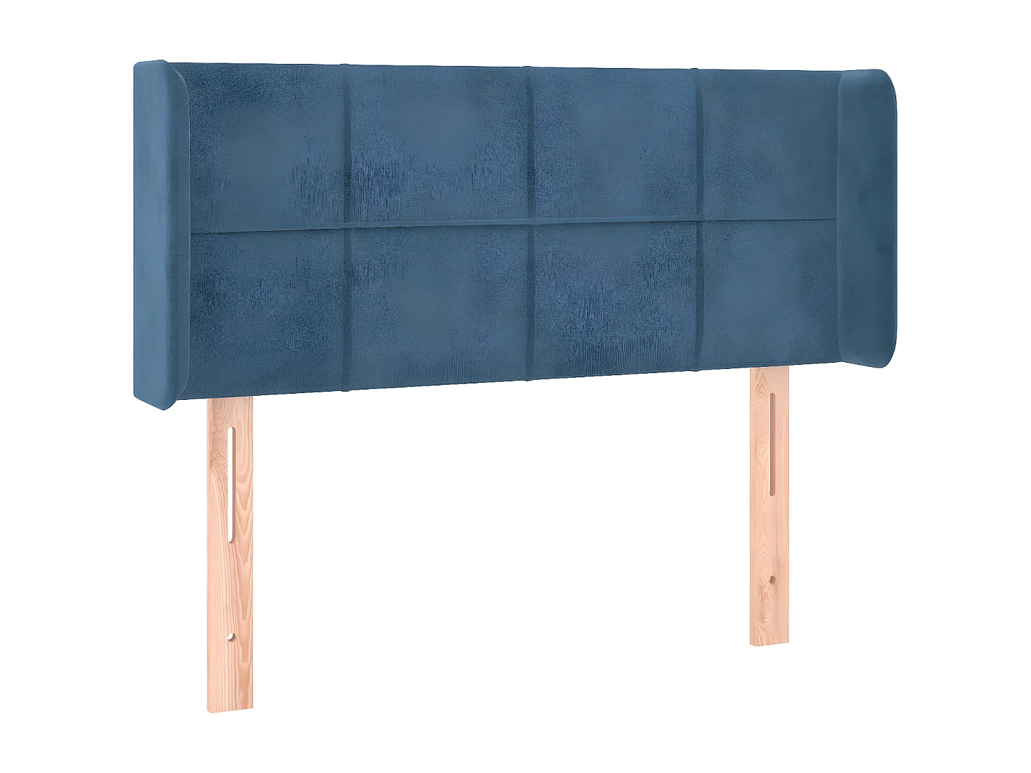 Tête de lit à LED Bleu foncé 83x16x78/88 cm Velours