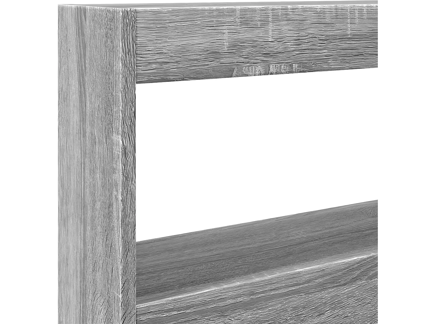 Armoire tête de lit avec LED sonoma gris 120x17x102 cm