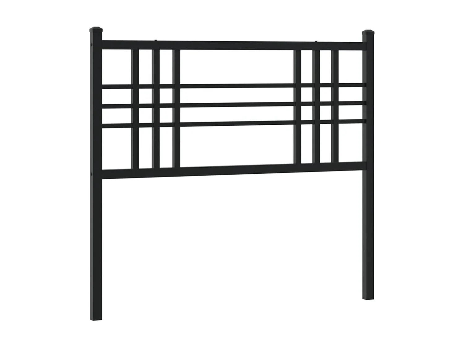 Cabecero de metal negro 100 cm