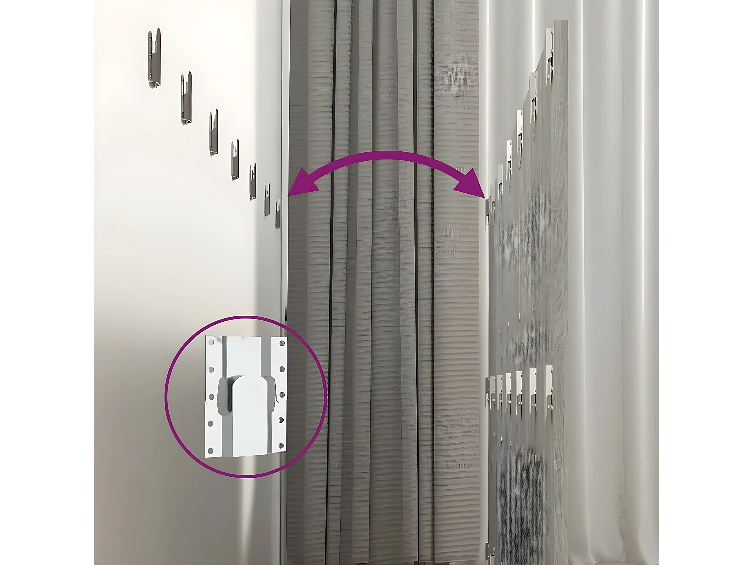 Cabeceira cama + armários madeira processada sonoma cinzento