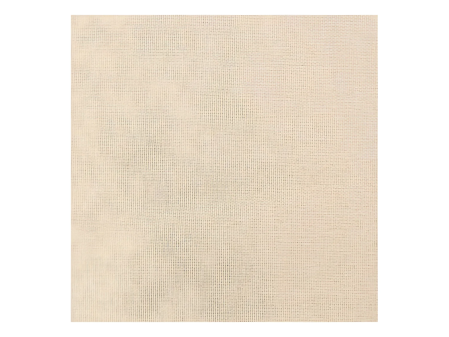 Cabecero de tela color crema 183x23x78/88 cm
