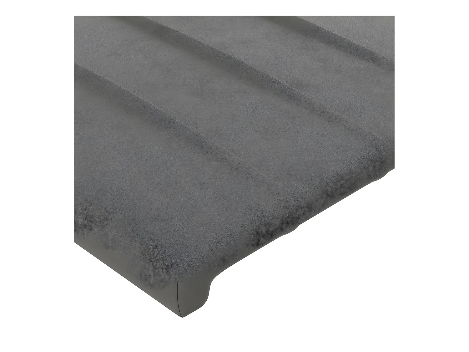 Tête de lit à LED Gris clair 147x16x78/88 cm Velours