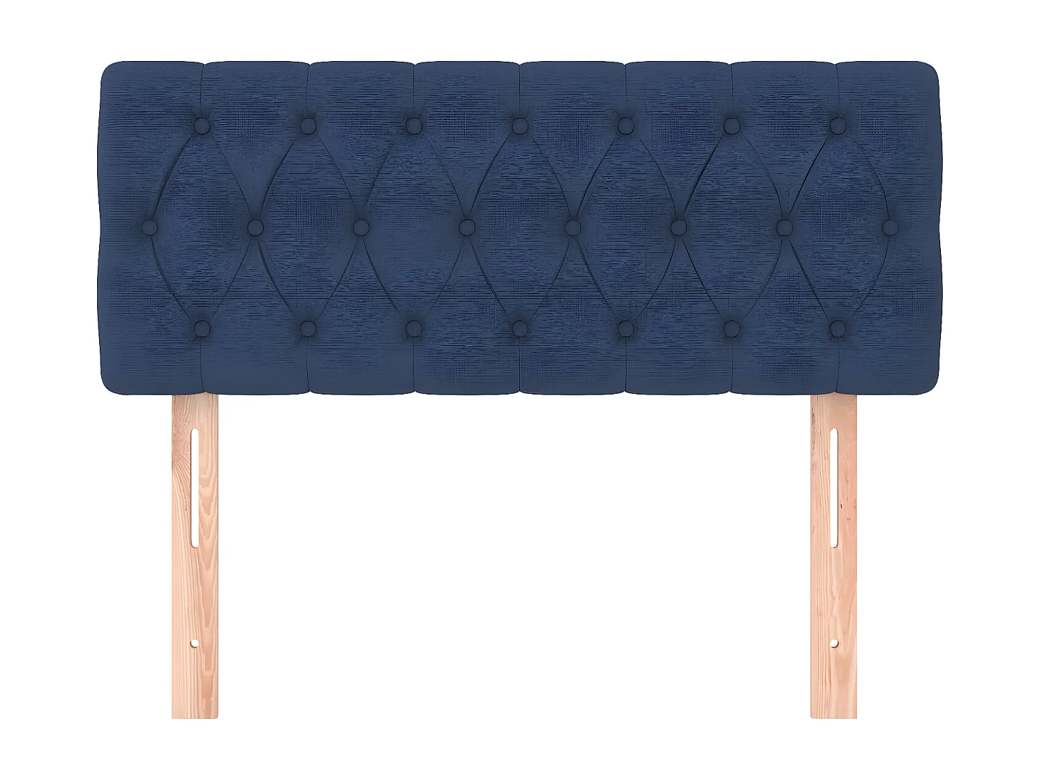 Tête de lit Bleu 100x7x78/88 cm Tissu