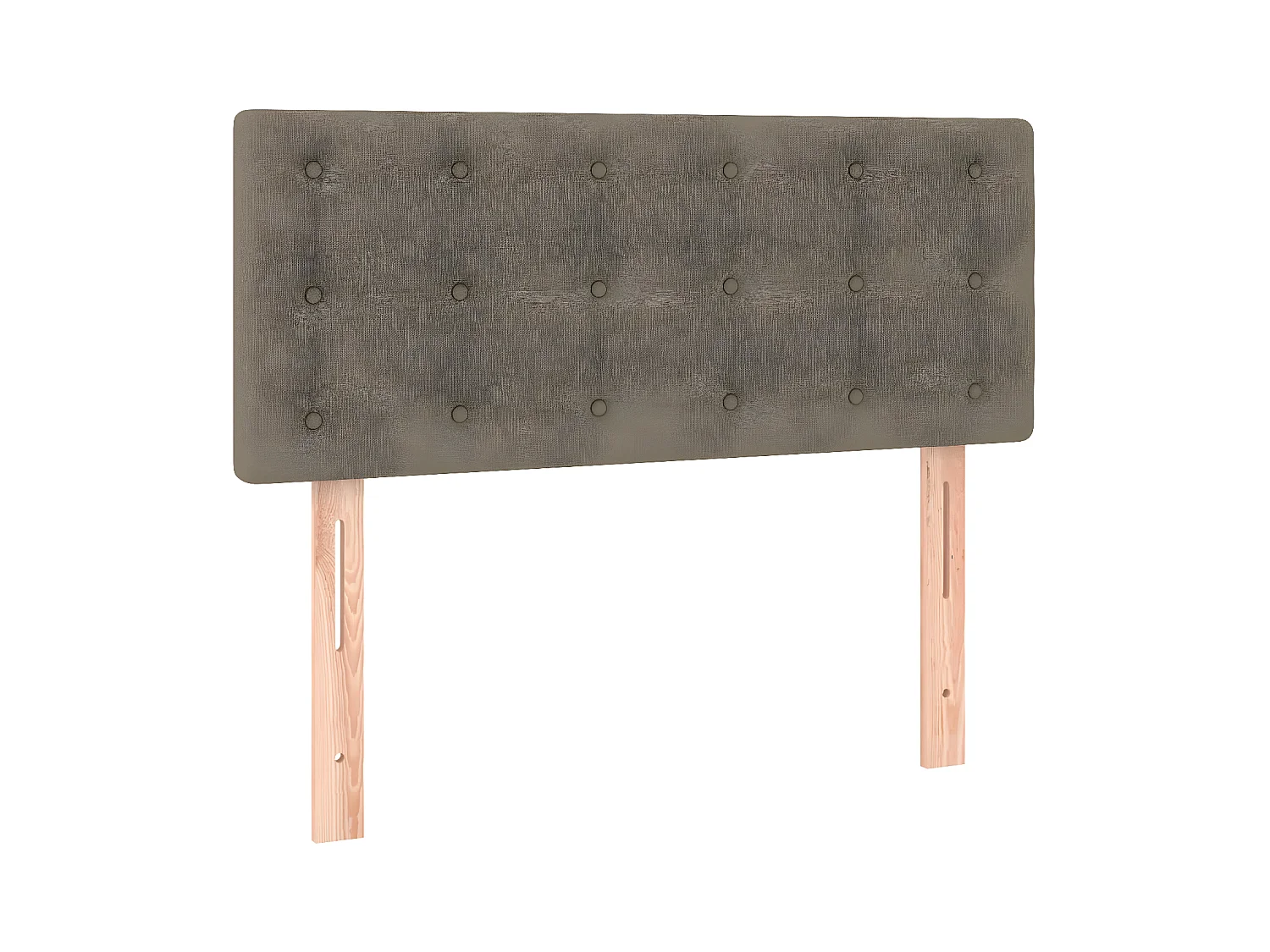 Tête de lit à LED Taupe 90x5x78/88 cm Tissu