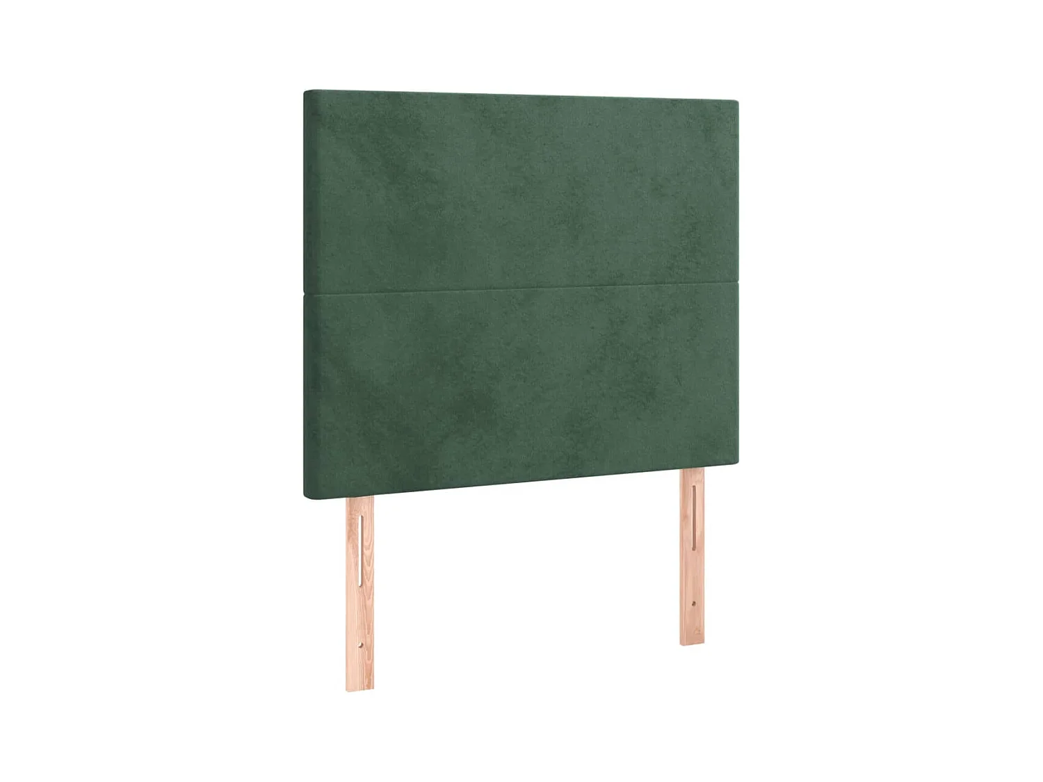 Tête de lit à LED Vert foncé 90x5x118/128 cm Velours