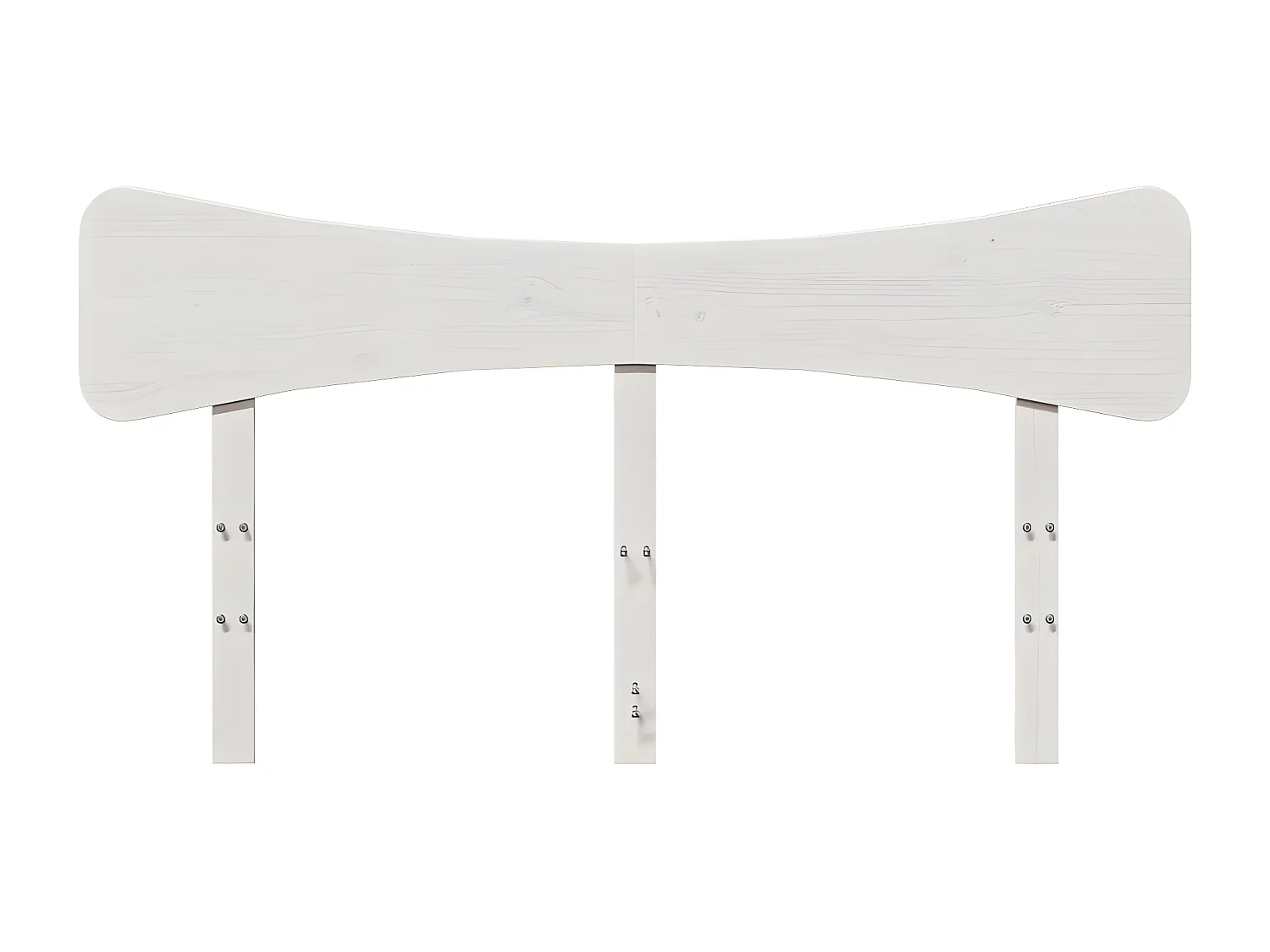 Tête de lit blanc 150 cm bois massif de pin