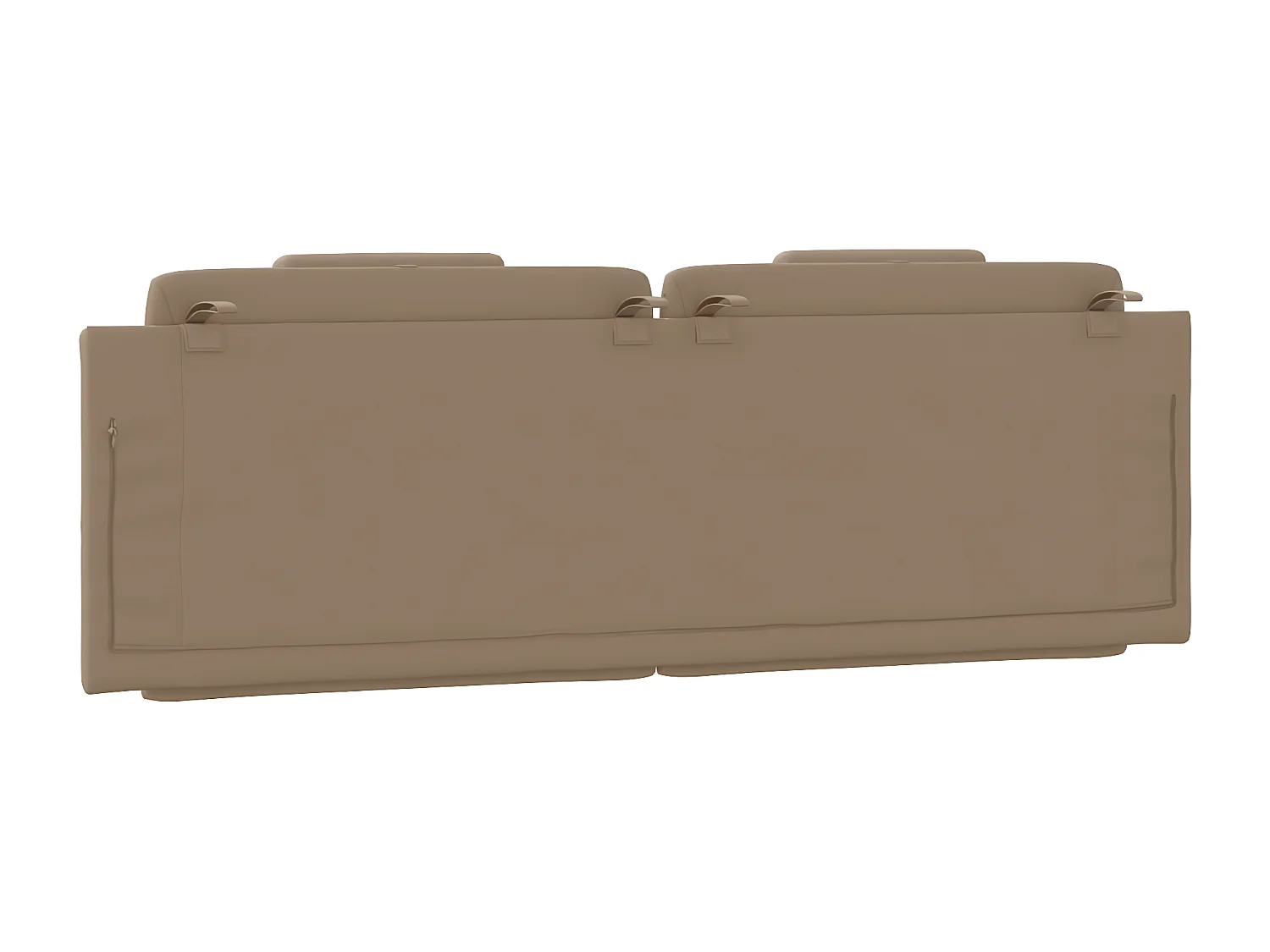 Coussin de tête de lit cappuccino 160 cm similicuir