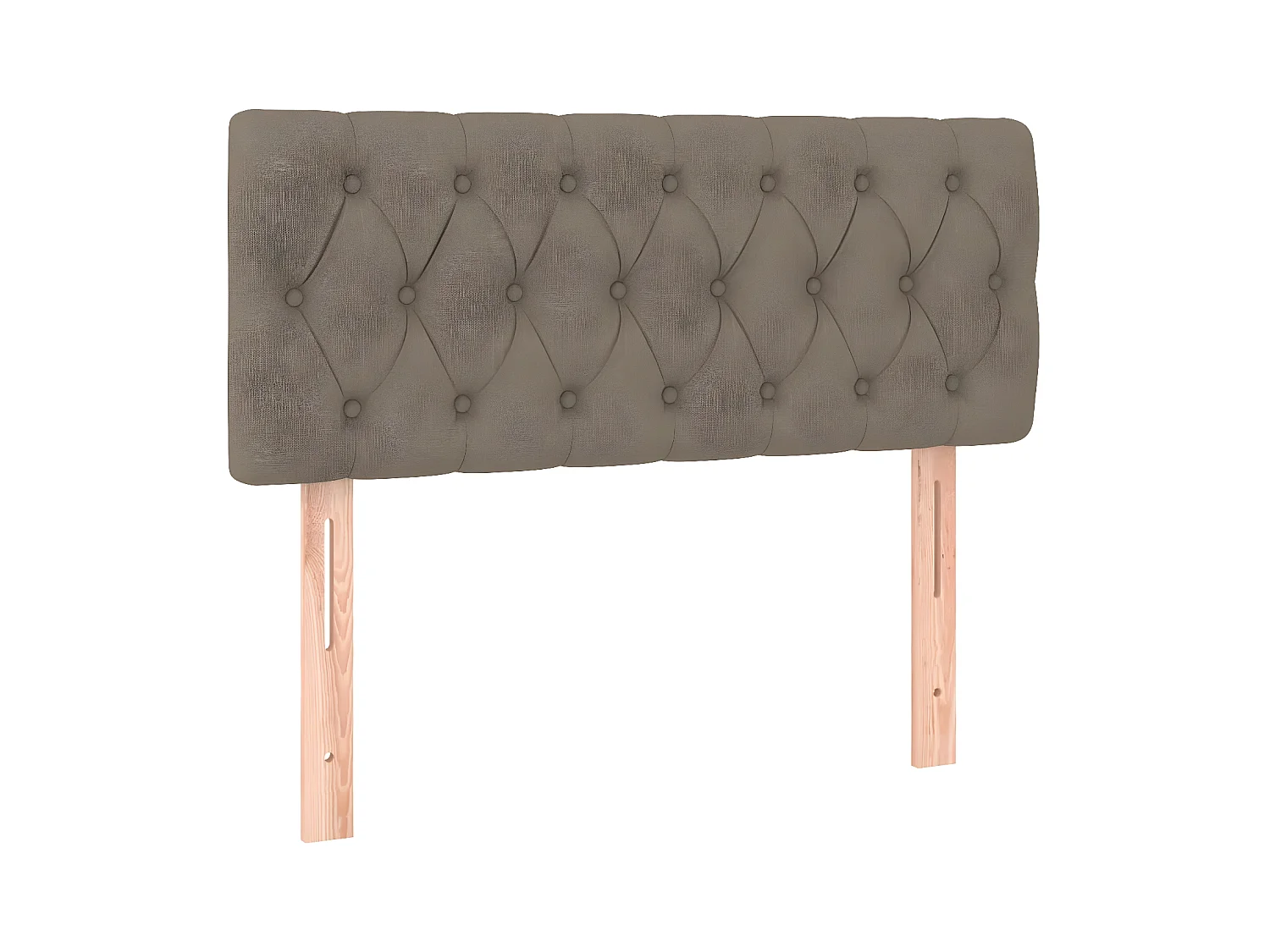 Tête de lit à LED Taupe 90x7x78/88 cm Tissu