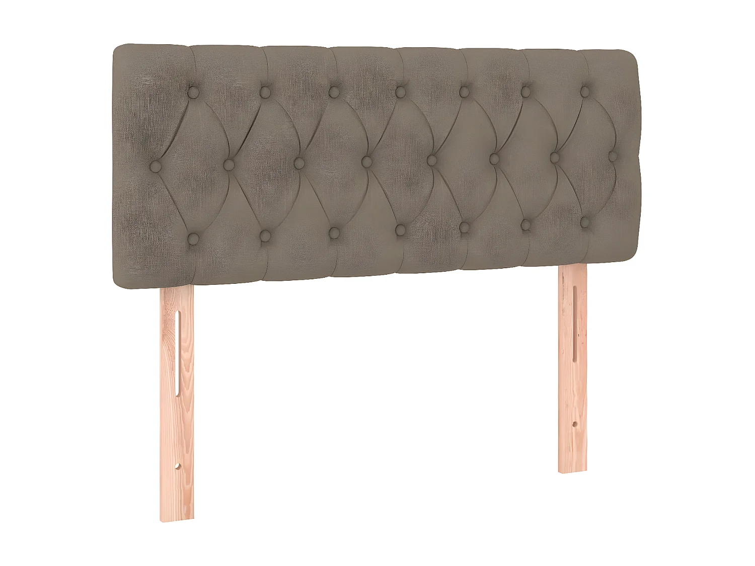 Tête de lit à LED Taupe 90x7x78/88 cm Tissu