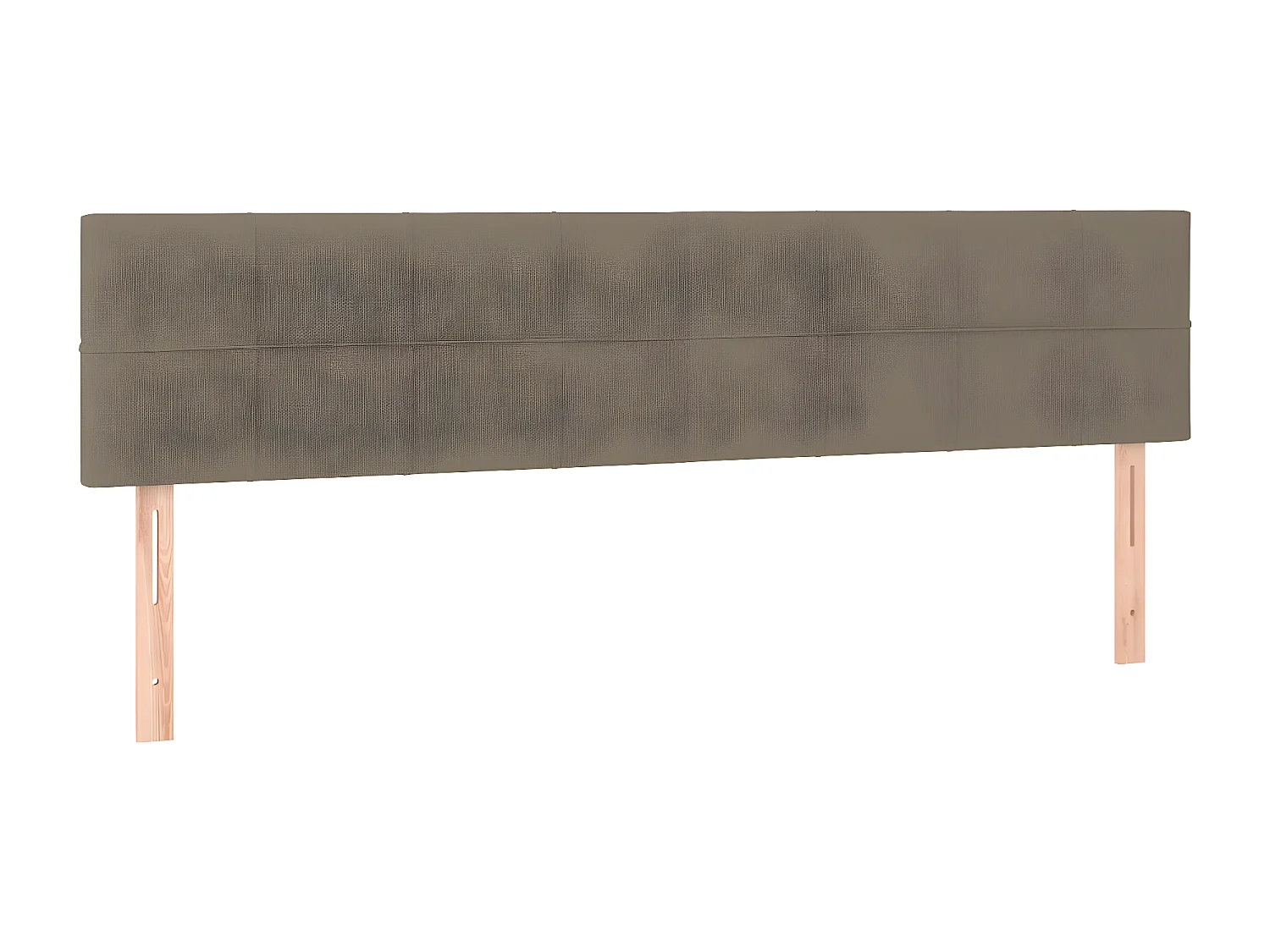Tête de lit à LED Taupe 180x5x78/88 cm Tissu