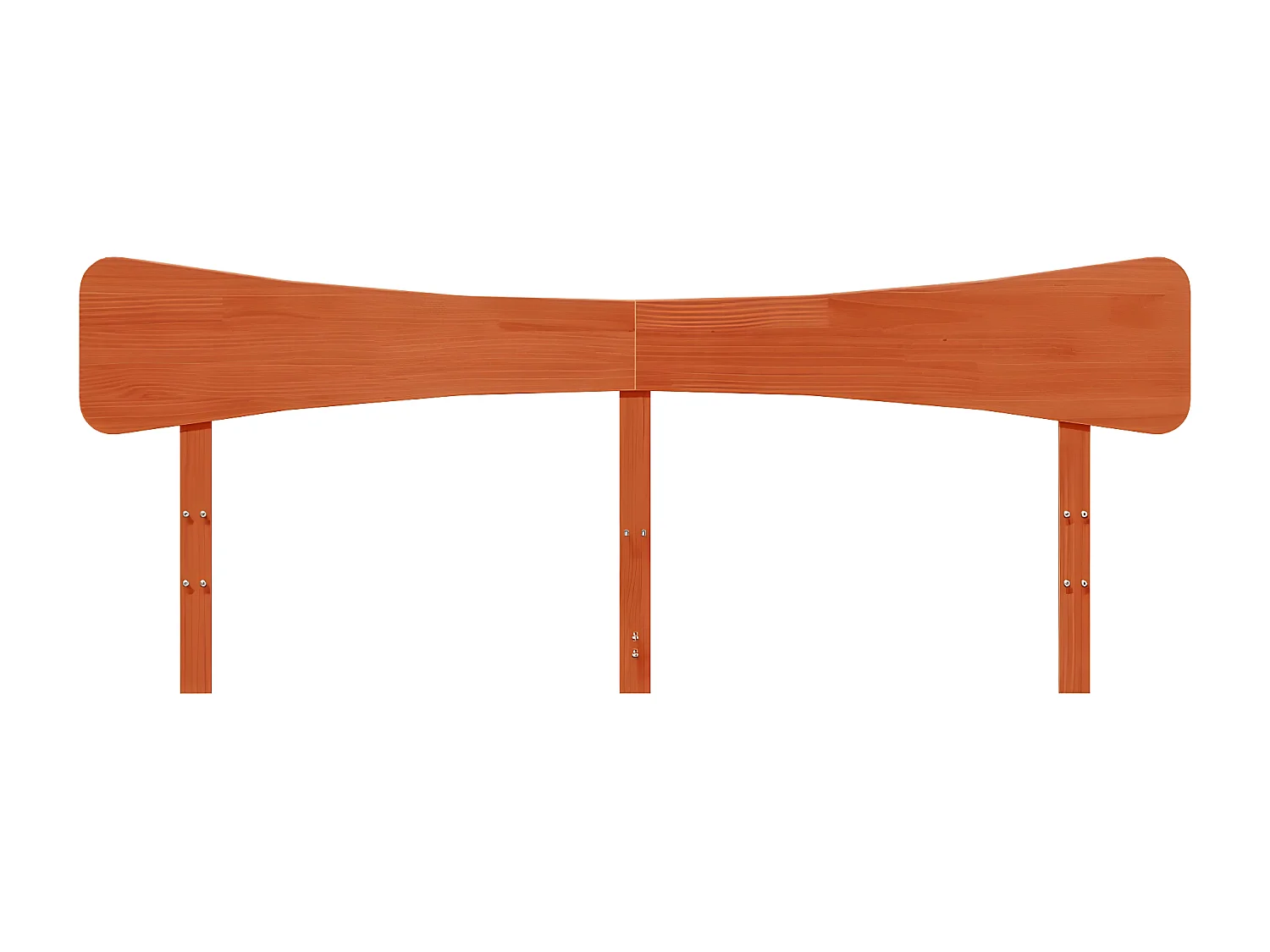 Tête de lit cire marron 200 cm bois massif de pin