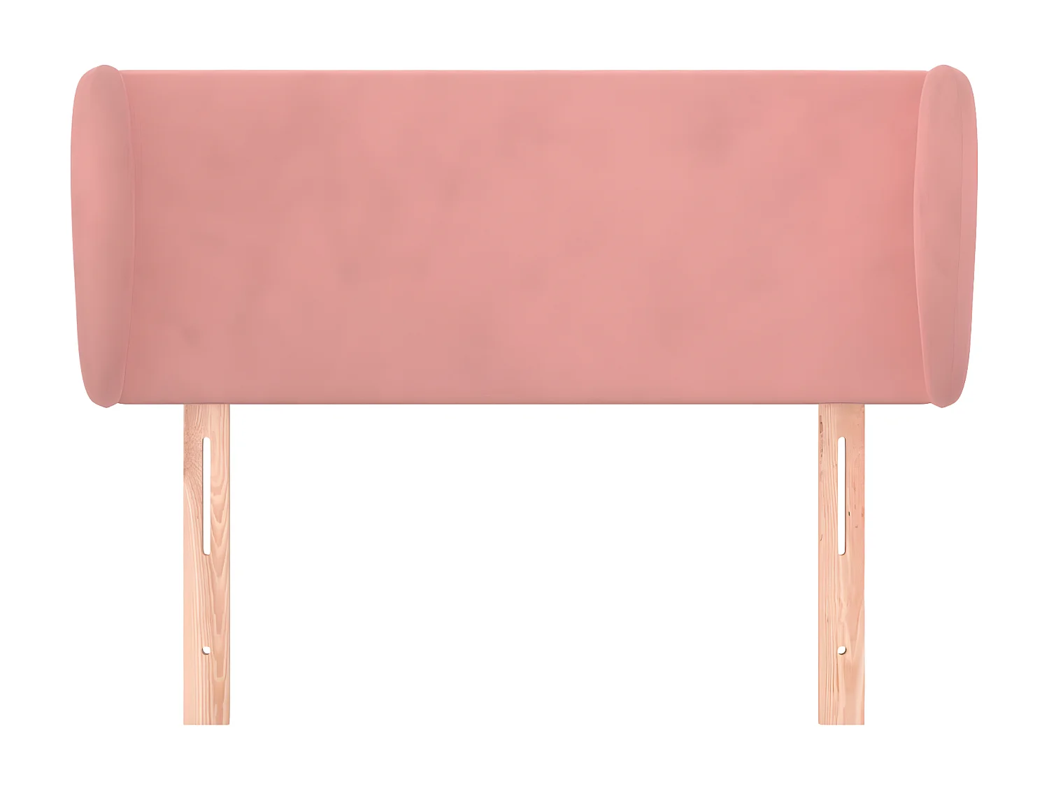 Tête de lit avec oreilles Rose 83x23x78/88 cm Velours