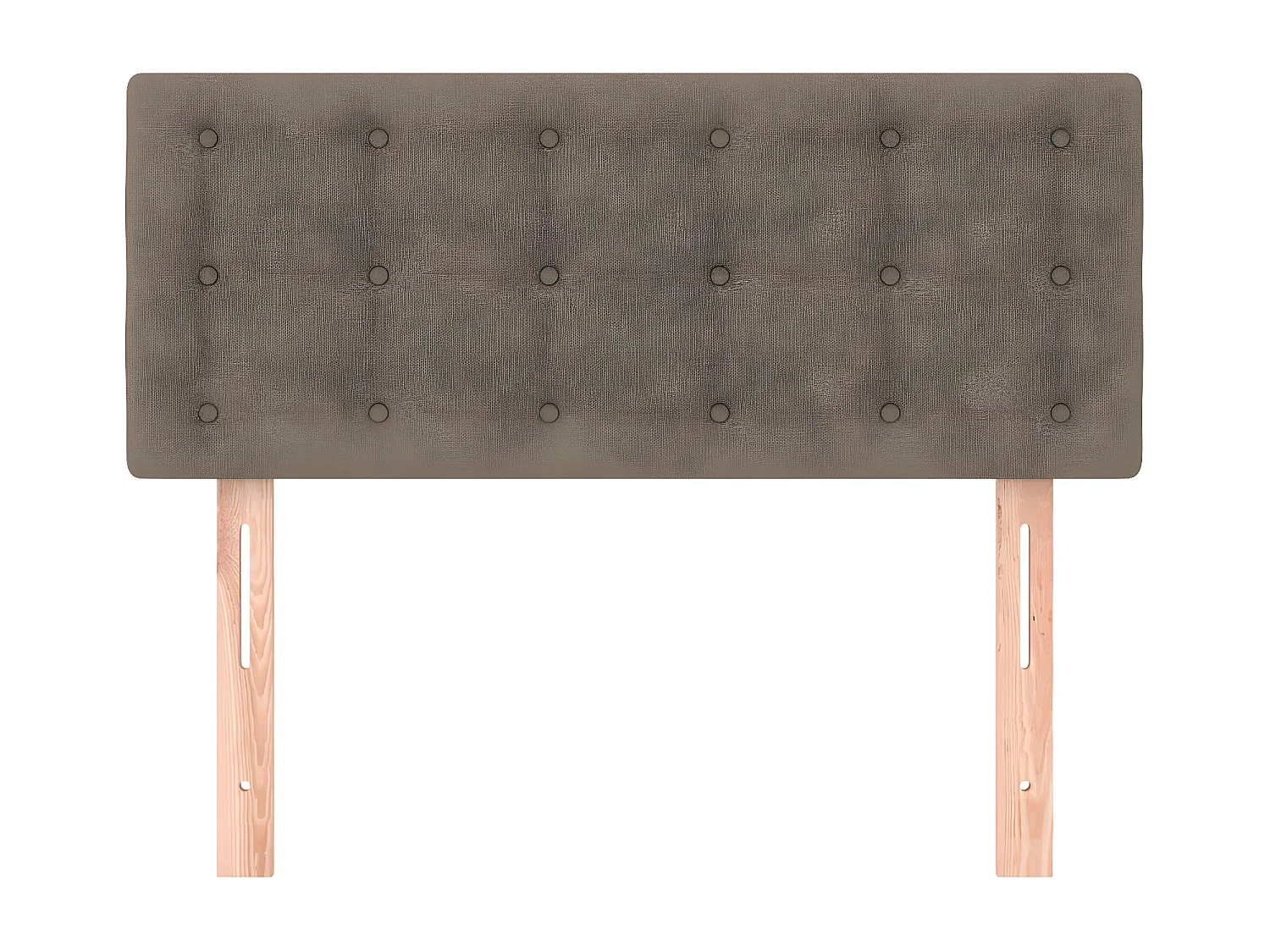 Tête de lit Taupe 90x5x78/88 cm Tissu