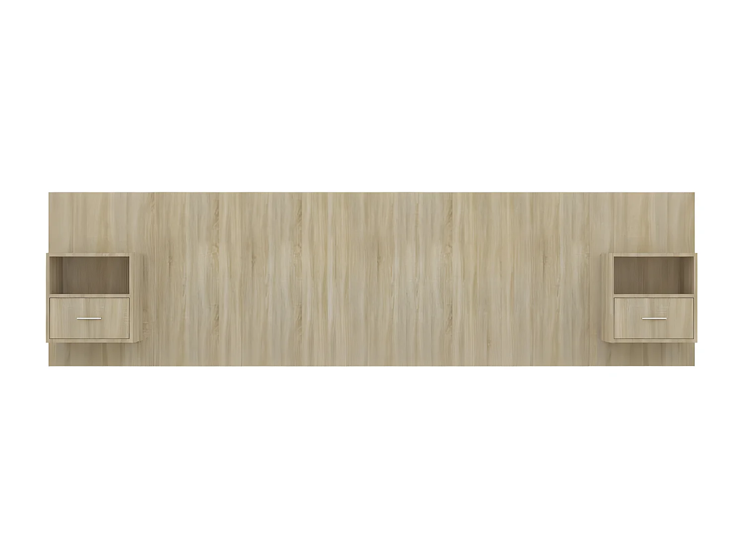 Tête de lit avec armoires Chêne sonoma Bois d'ingénierie