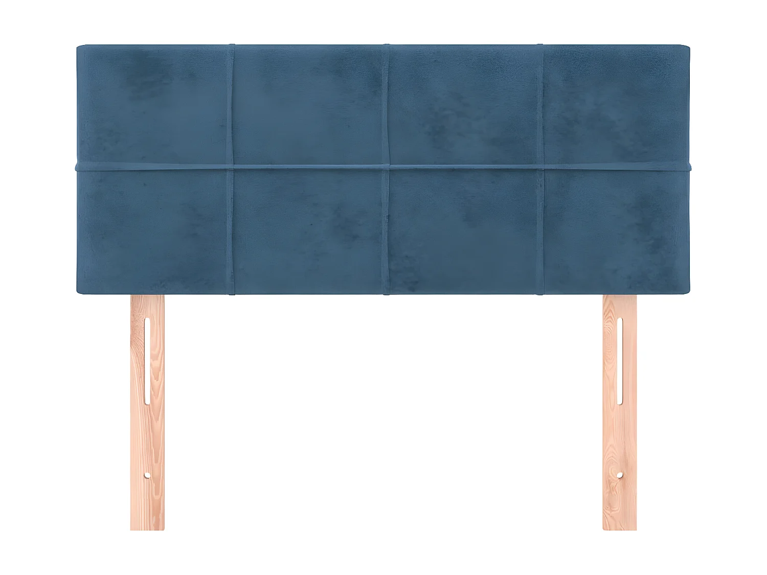 Tête de lit Bleu foncé 100x5x78/88 cm Velours