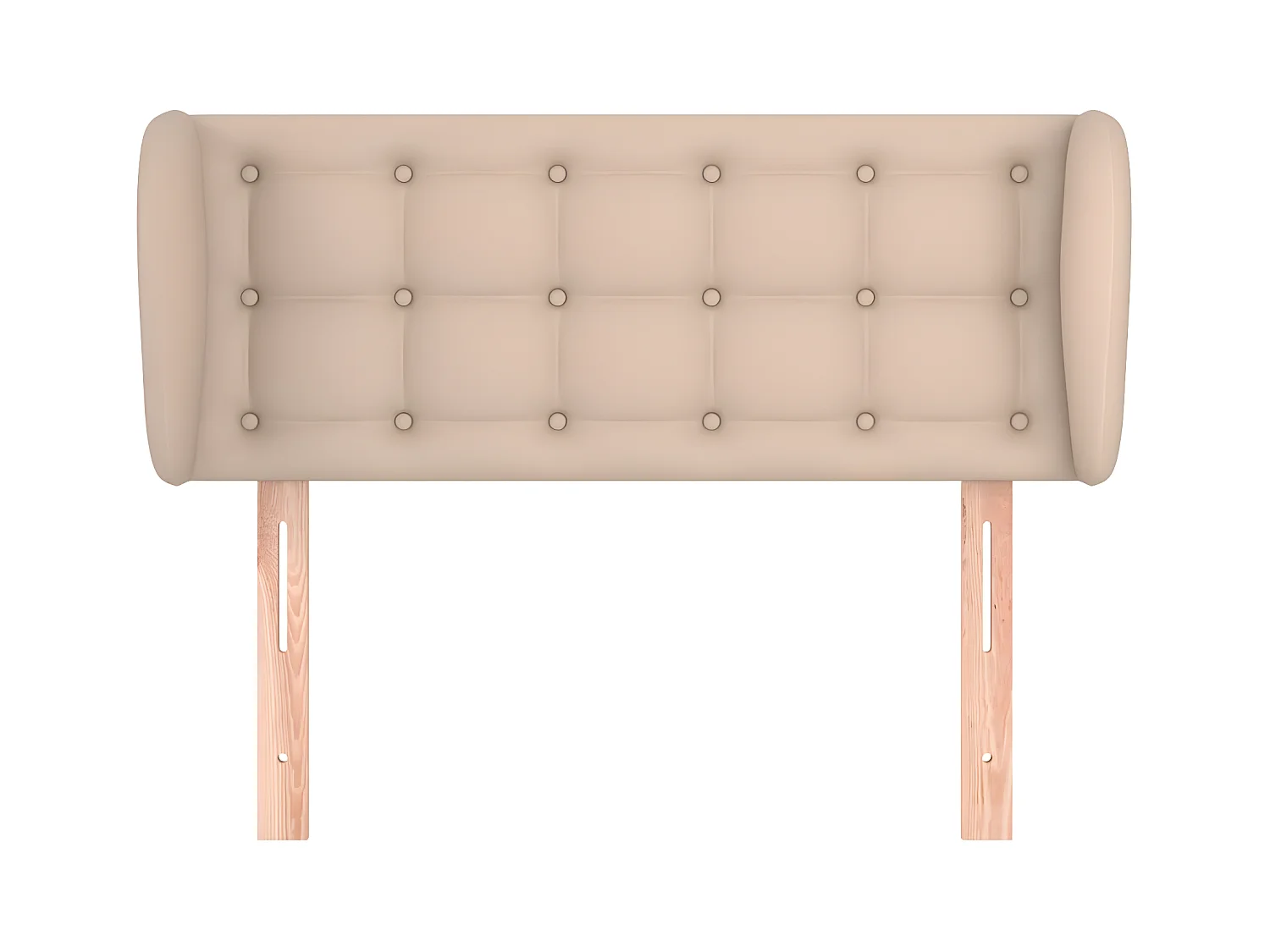 Tête de lit avec oreilles Cappuccino 93x23x78/88 cm Similicuir