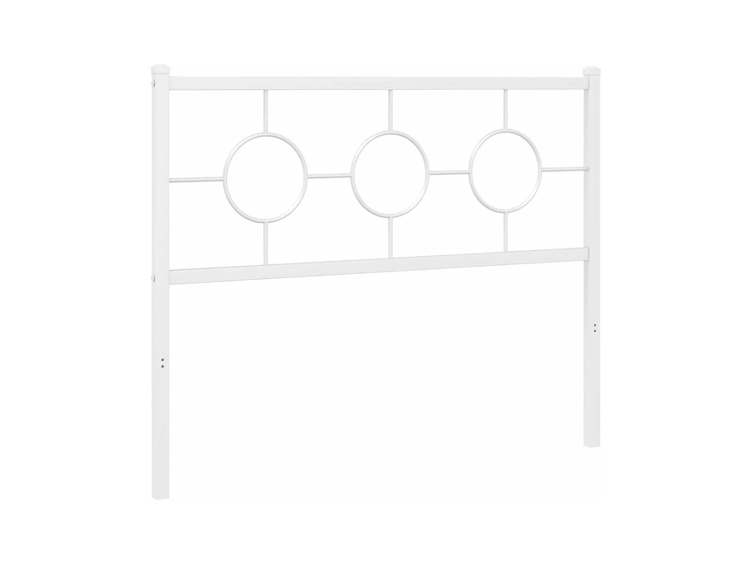Tête de lit métal blanc 100 cm