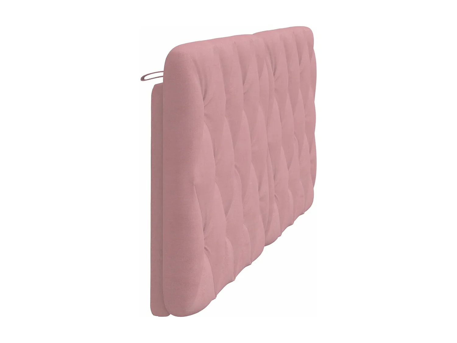 Cabecero de cama acolchado terciopelo rosa 180 cm