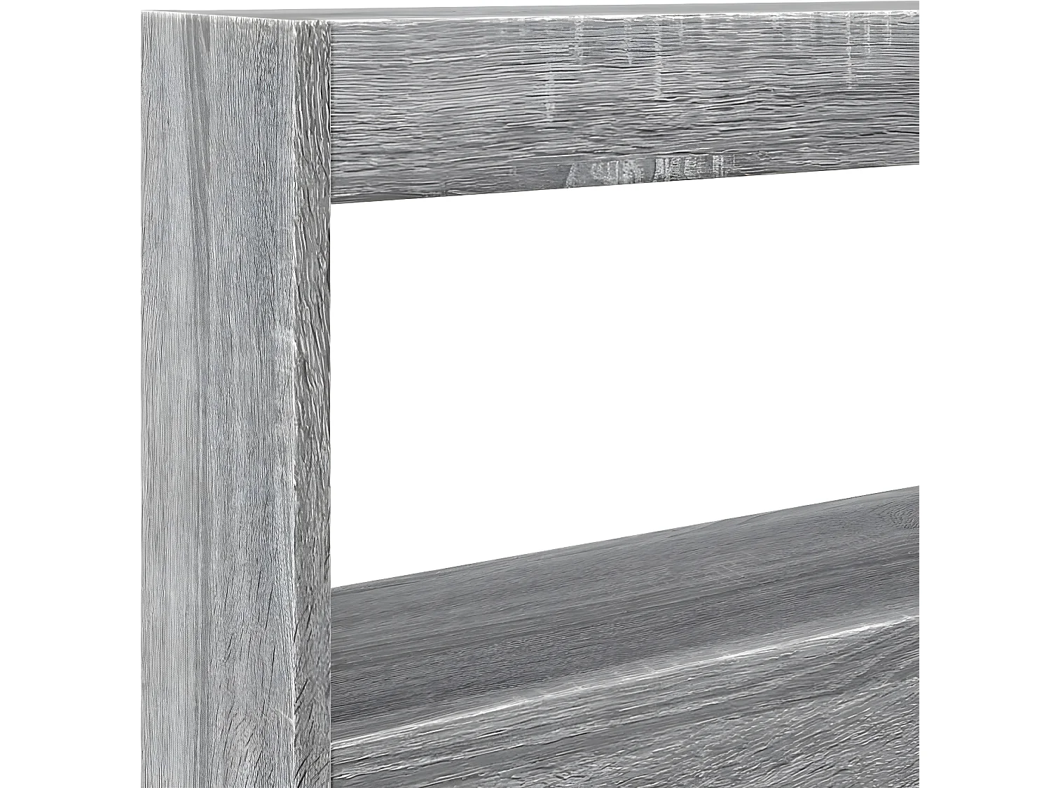 Hoofdbordkast met LED-verlichting 100x17x102 cm grijs sonoma