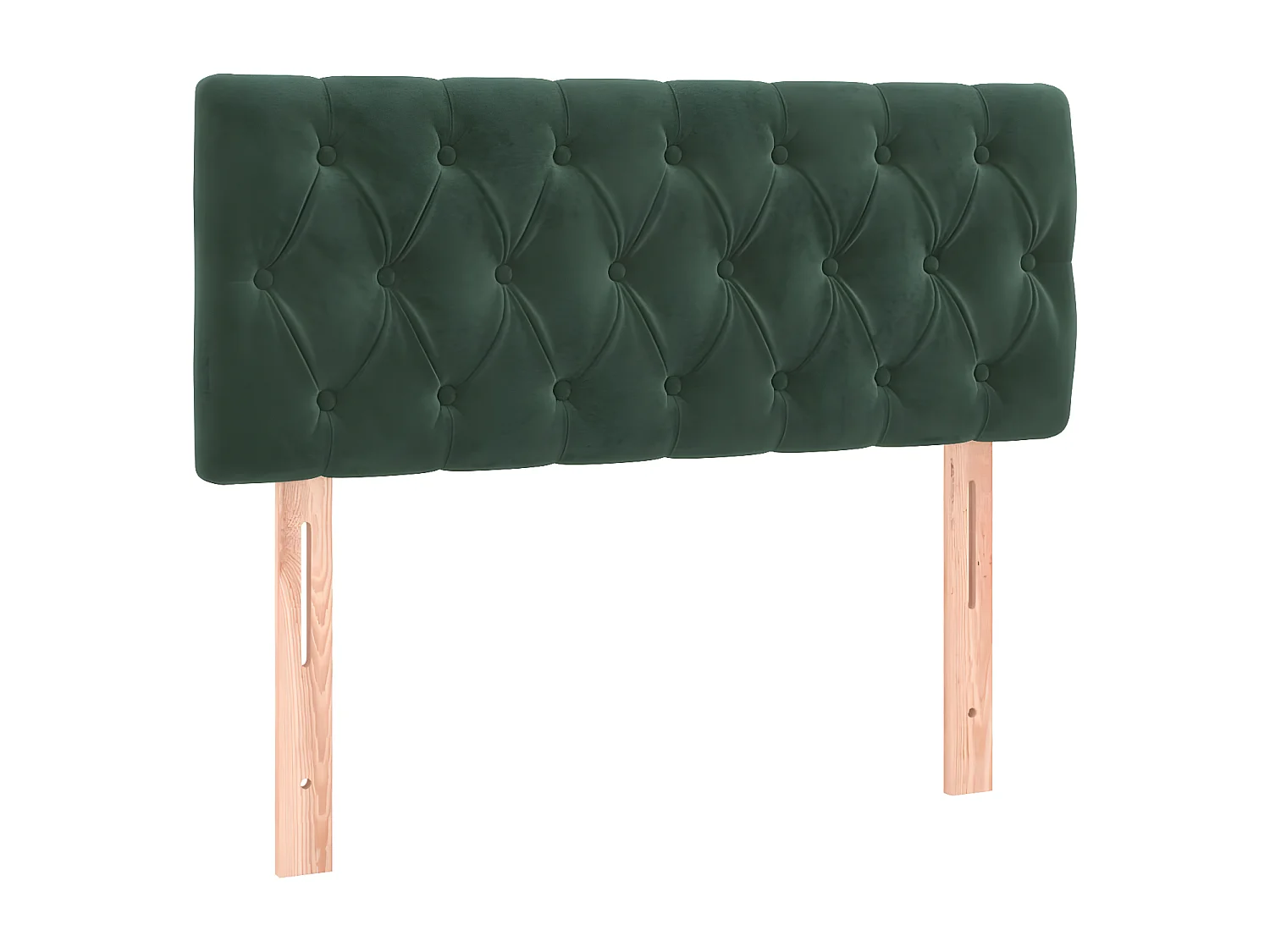 Tête de lit Vert foncé 90x7x78/88 cm Velours