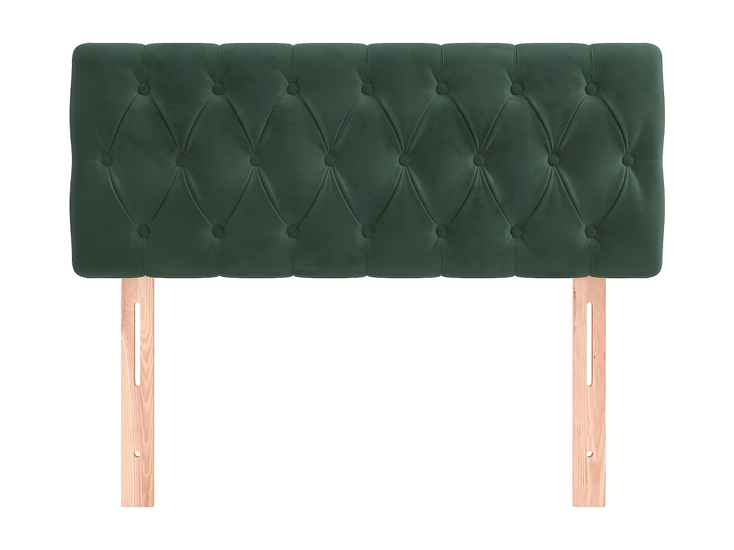 Tête de lit Vert foncé 90x7x78/88 cm Velours
