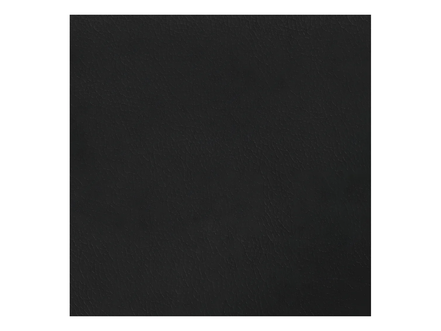 Cabecero de cama acolchado cuero sintético negro y blanco 90 cm