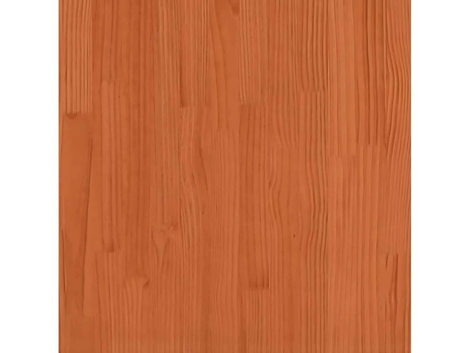 Cabecero de cama madera maciza de pino marrón cera 120 cm