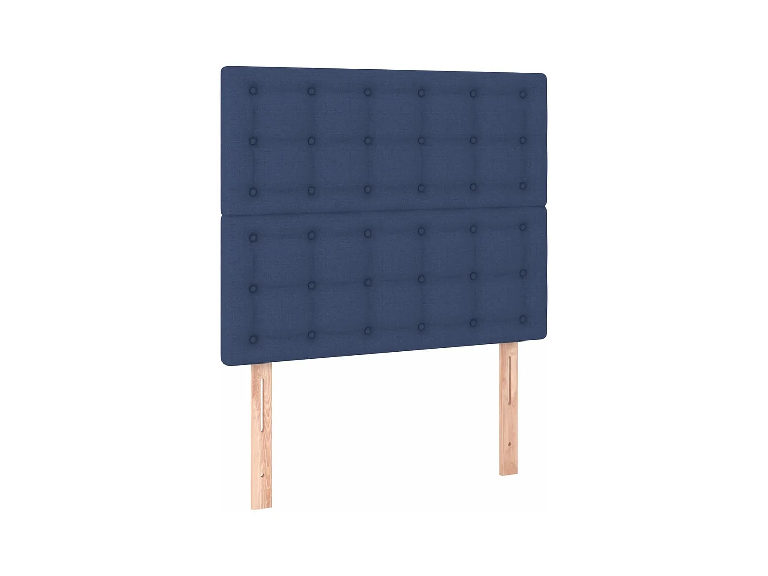 Tête de lit à LED Bleu 80x5x118/128 cm Tissu
