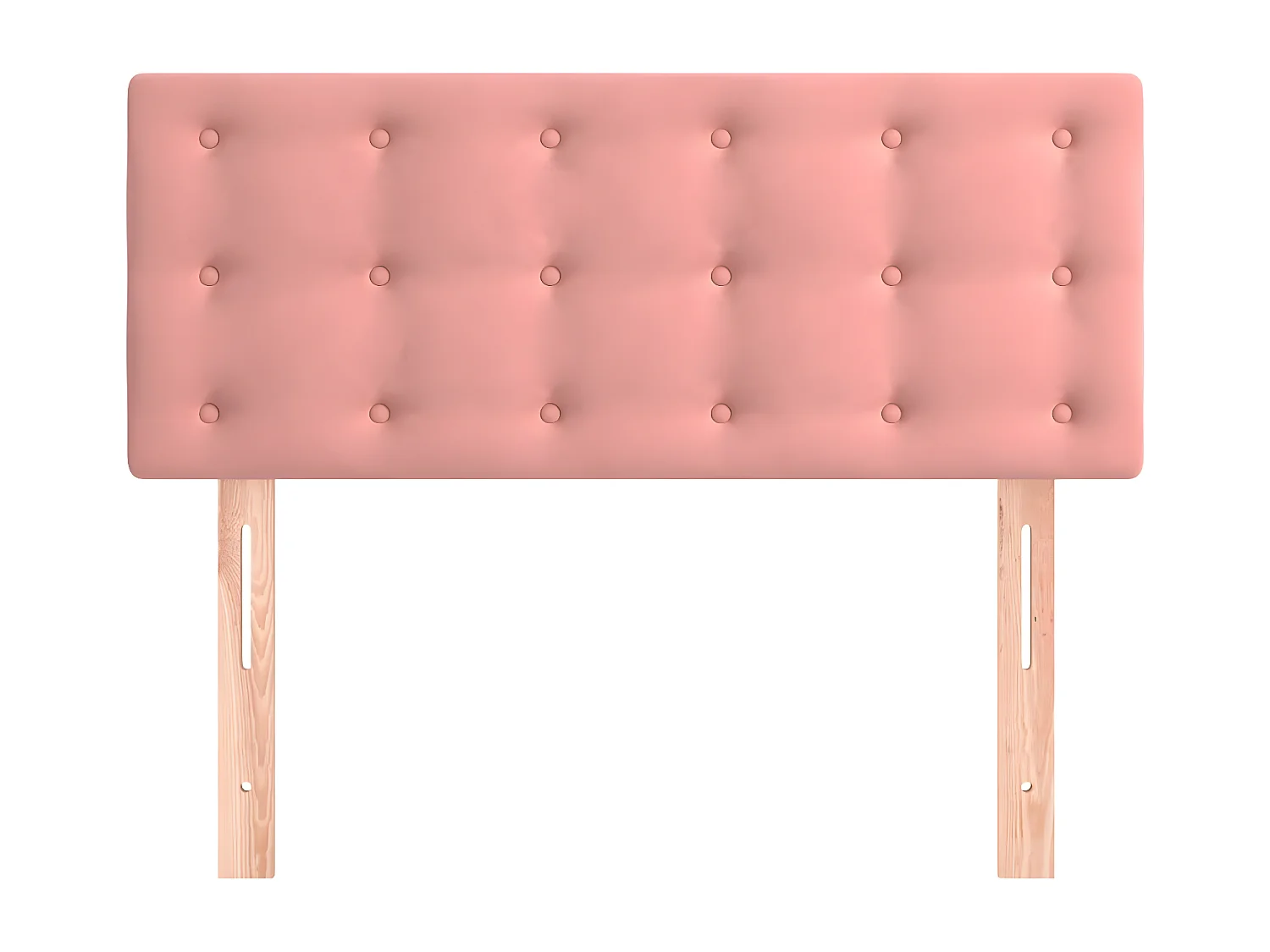 Tête de lit Rose 90x5x78/88 cm Velours