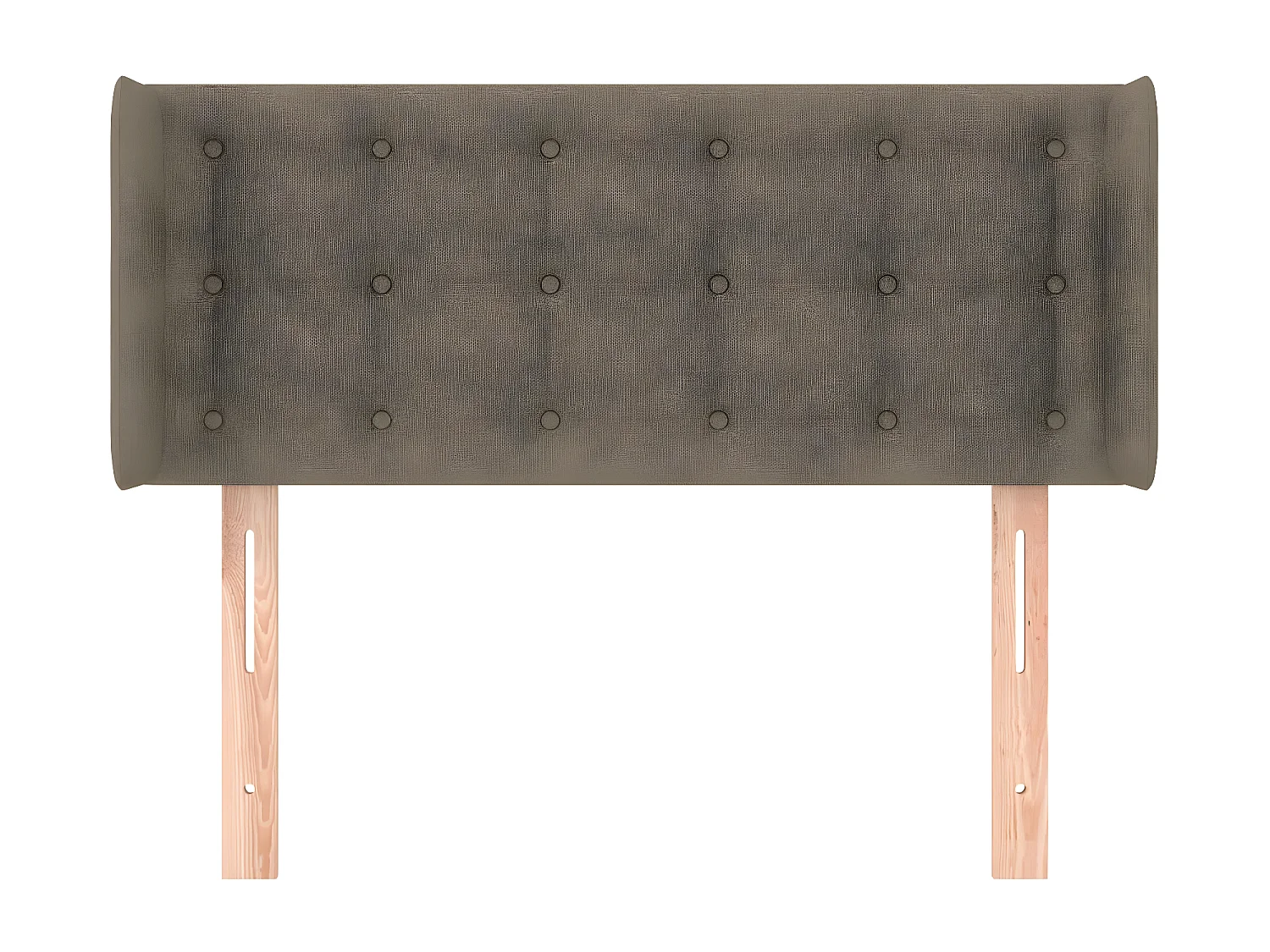 Tête de lit avec oreilles Taupe 93x16x78/88 cm Tissu