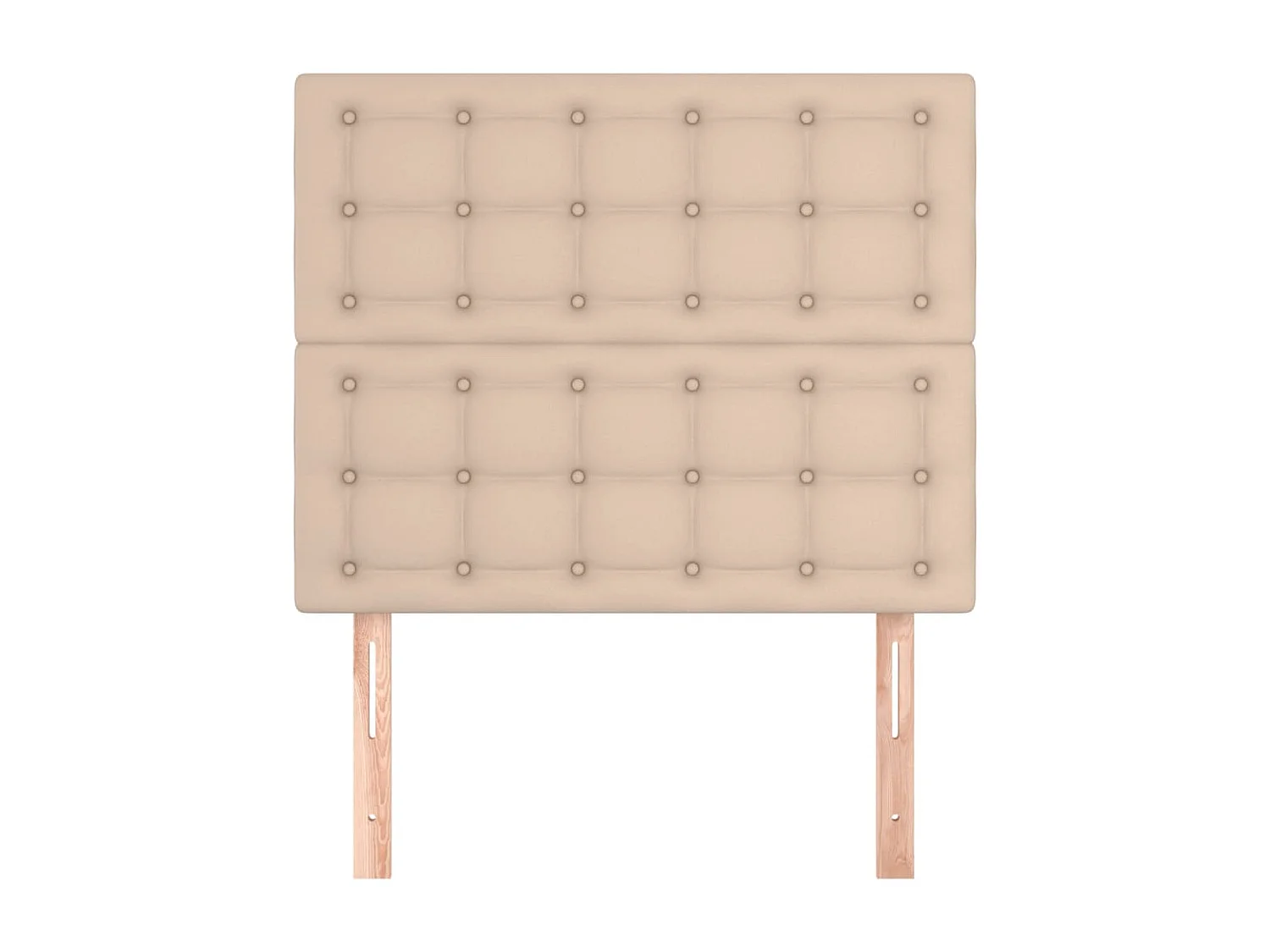 Têtes de lit 2 pièces Cappuccino 80x5x78/88 cm Similicuir