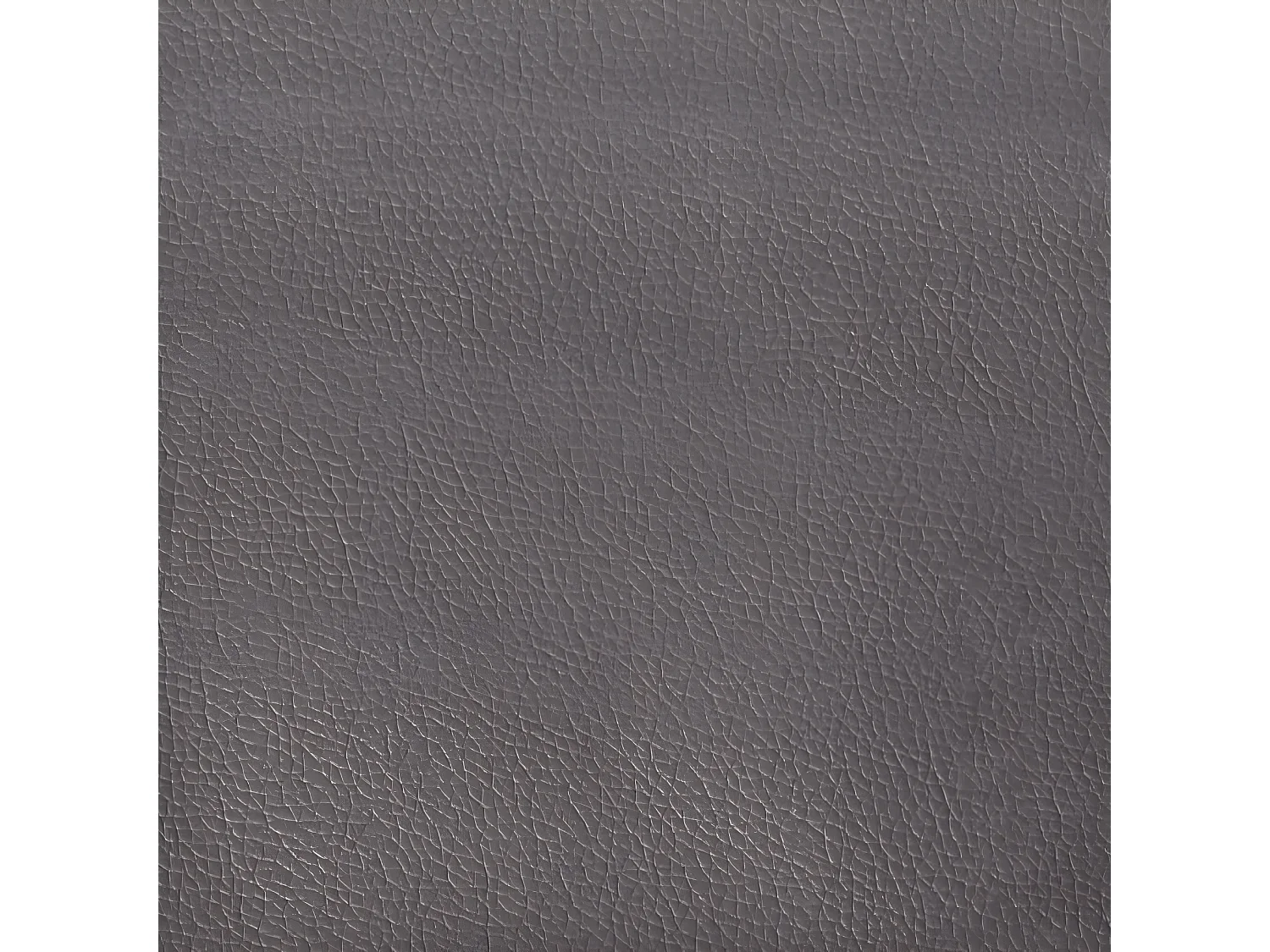 Coussin de tête de lit gris 80 cm similicuir