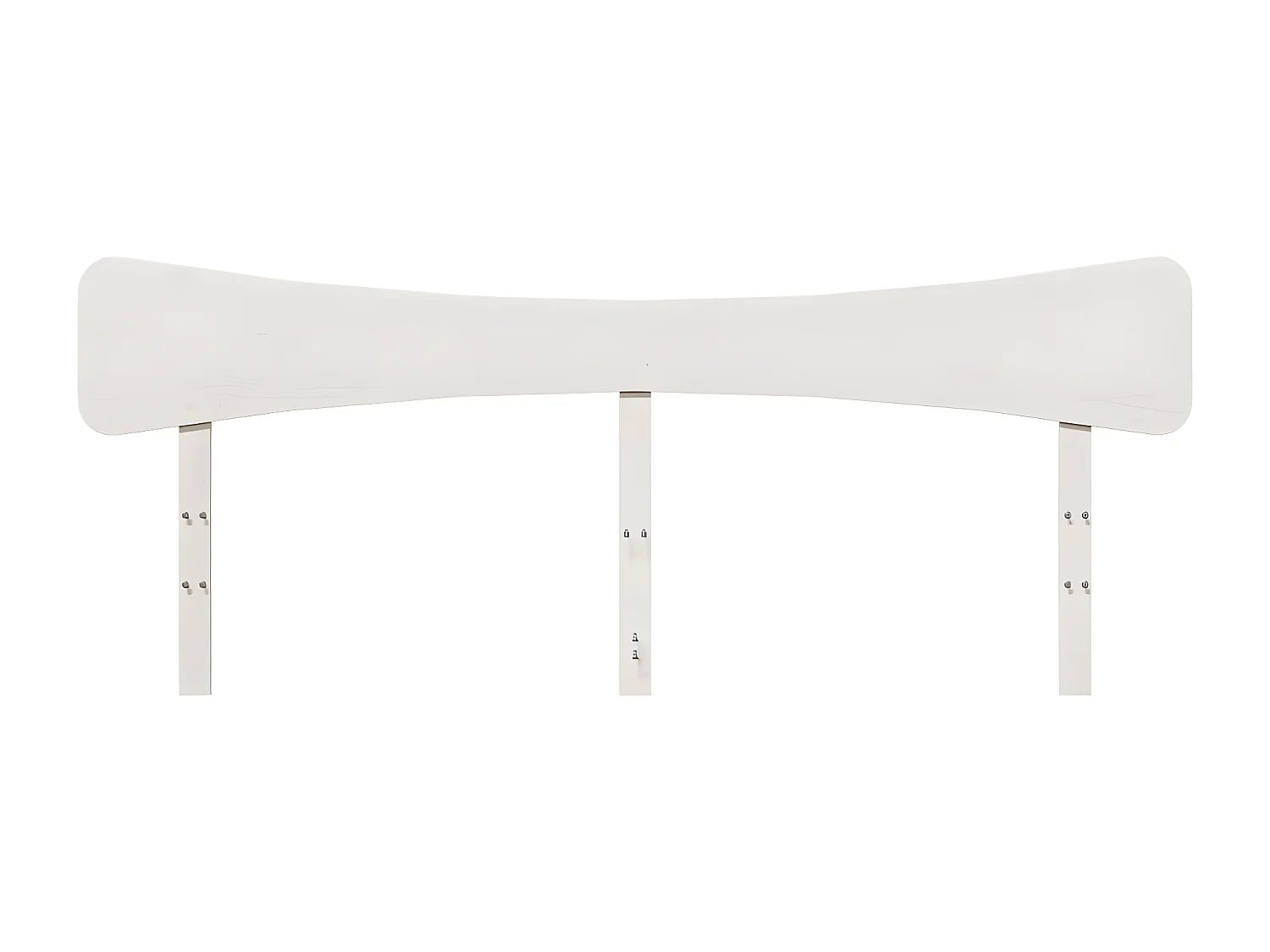 Tête de lit blanc 200 cm bois massif de pin