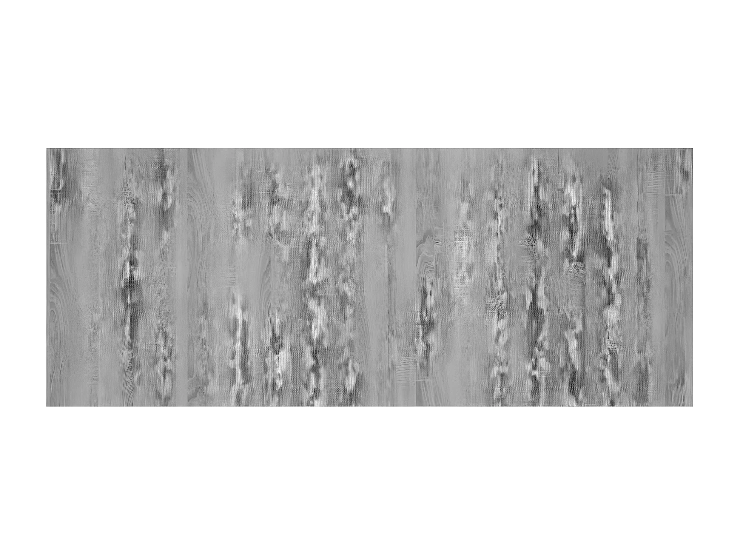 Cabeceira cama + armários madeira processada sonoma cinzento