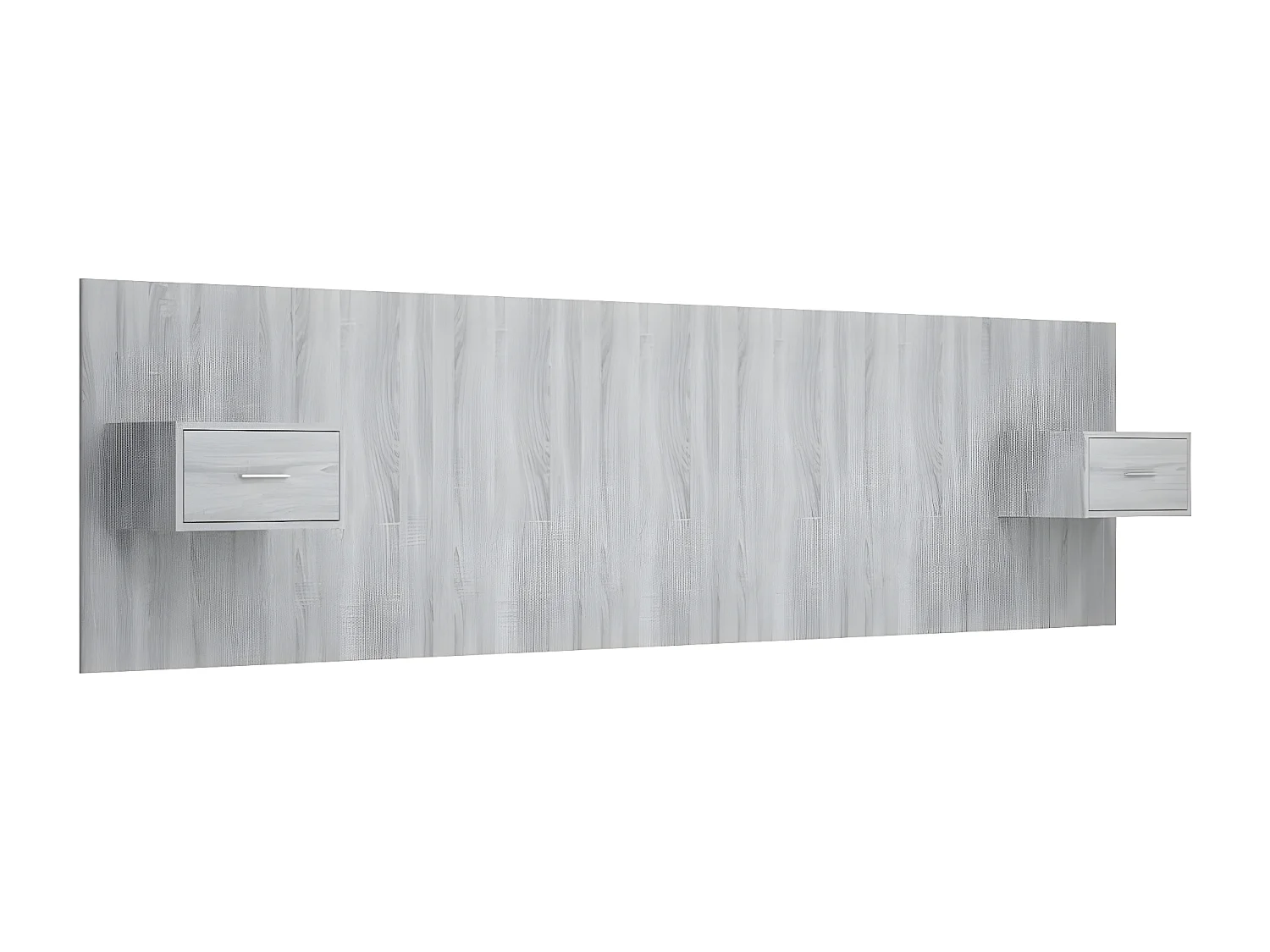 Tête de lit avec armoires Gris sonoma Bois d'ingénierie