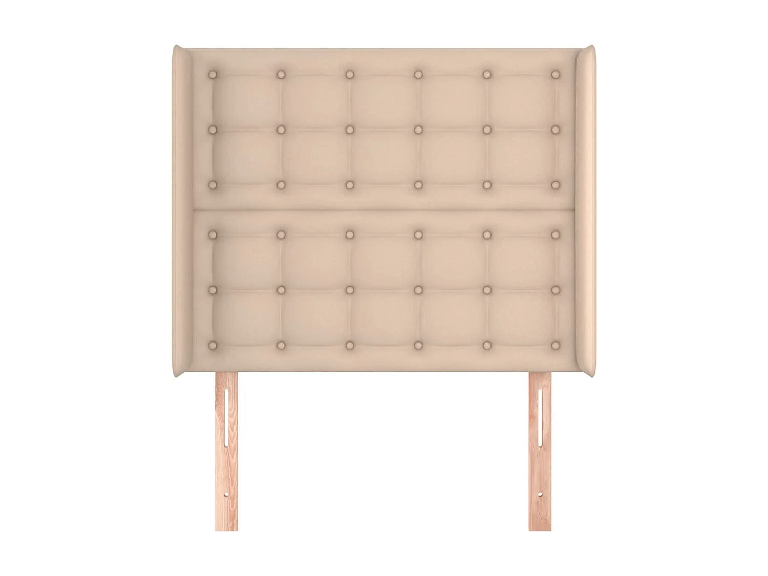 Tête de lit avec oreilles Cappuccino 83x16x118/128cm Similicuir