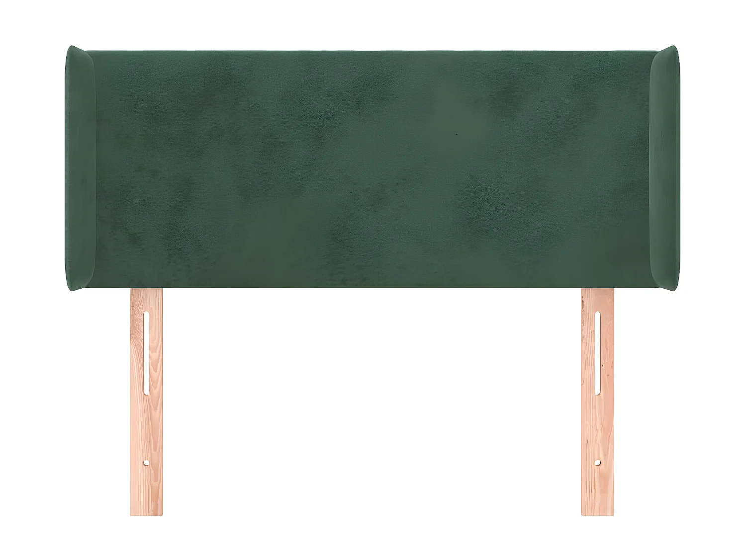Cabecero de terciopelo verde oscuro 83x16x78/88 cm