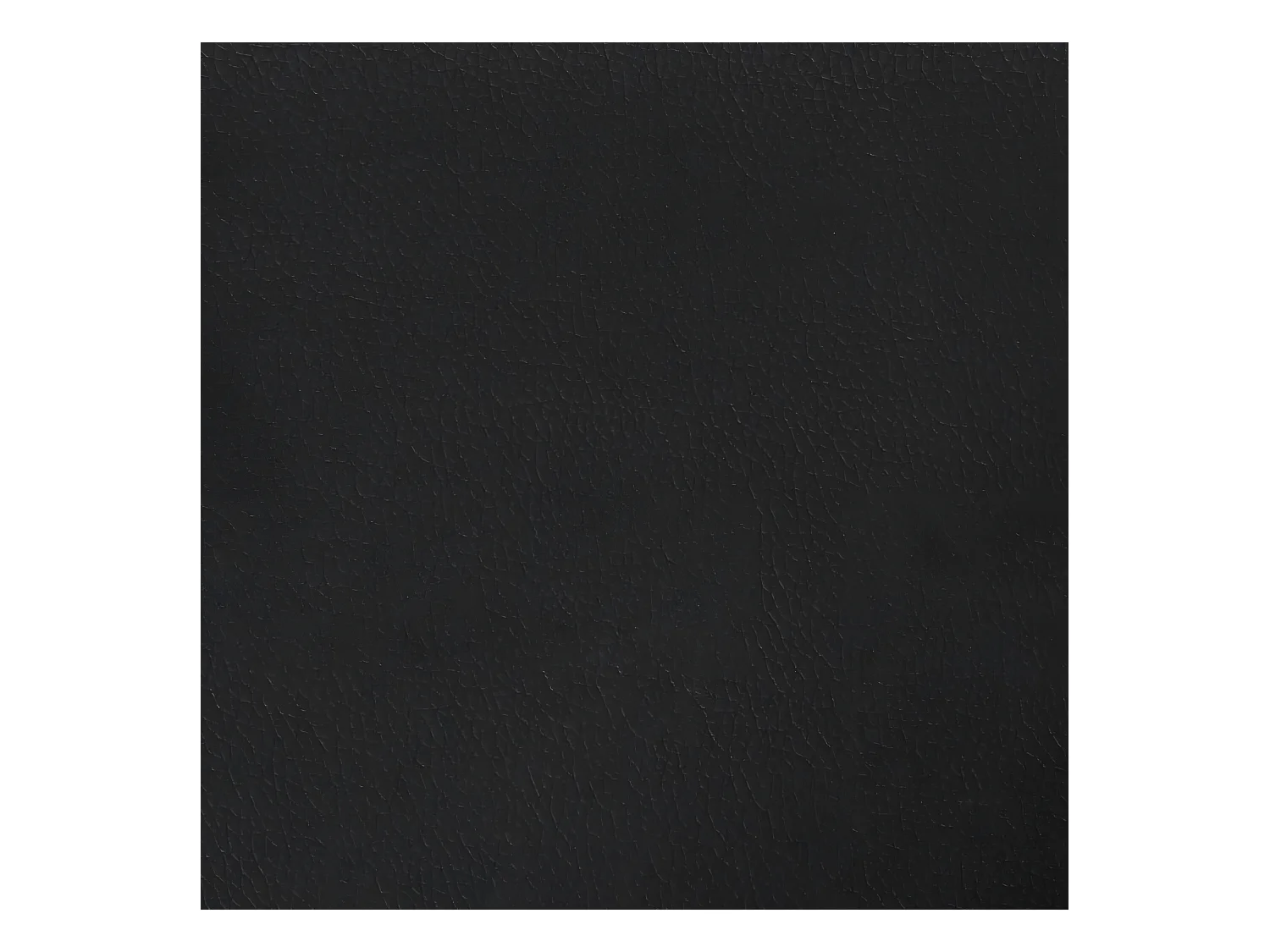 Cabecero de cama acolchado cuero sintético blanco negro 120 cm